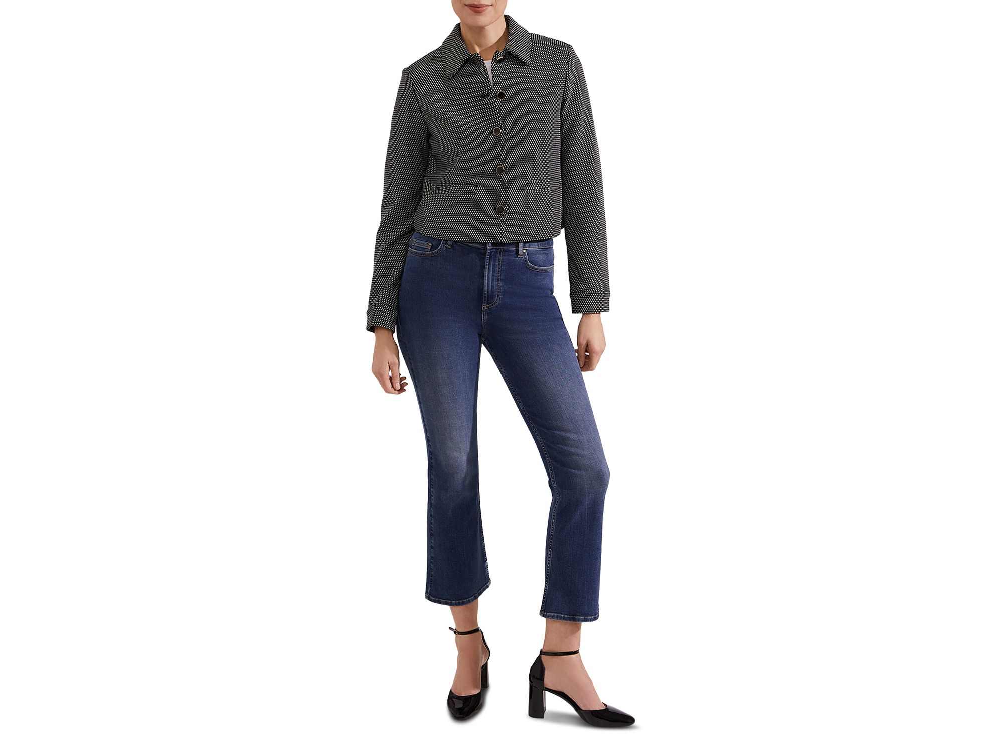 Violet Ponte Jacket — Image 7