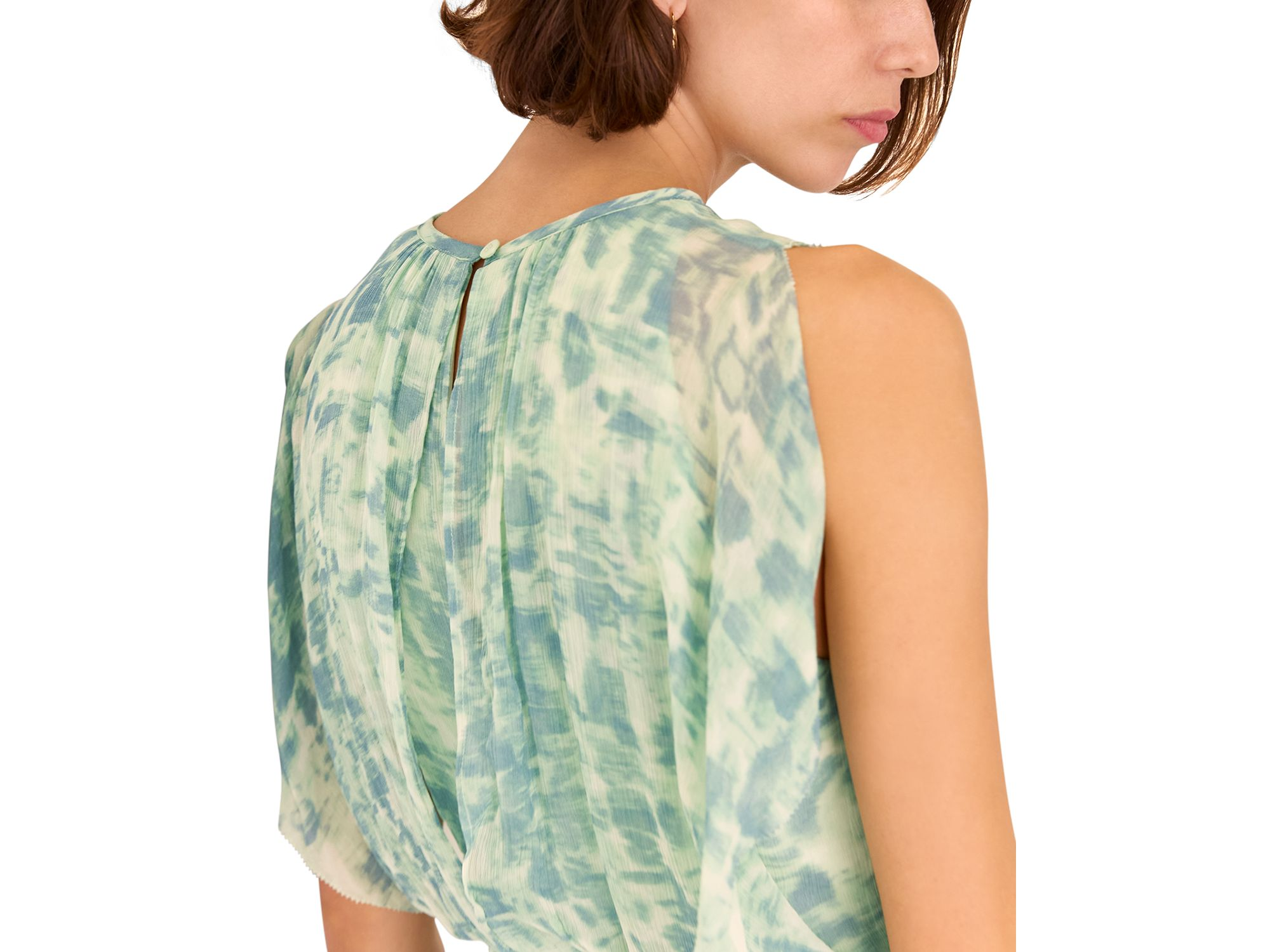 Dashes Brush Marks Midi Dress — Image 4