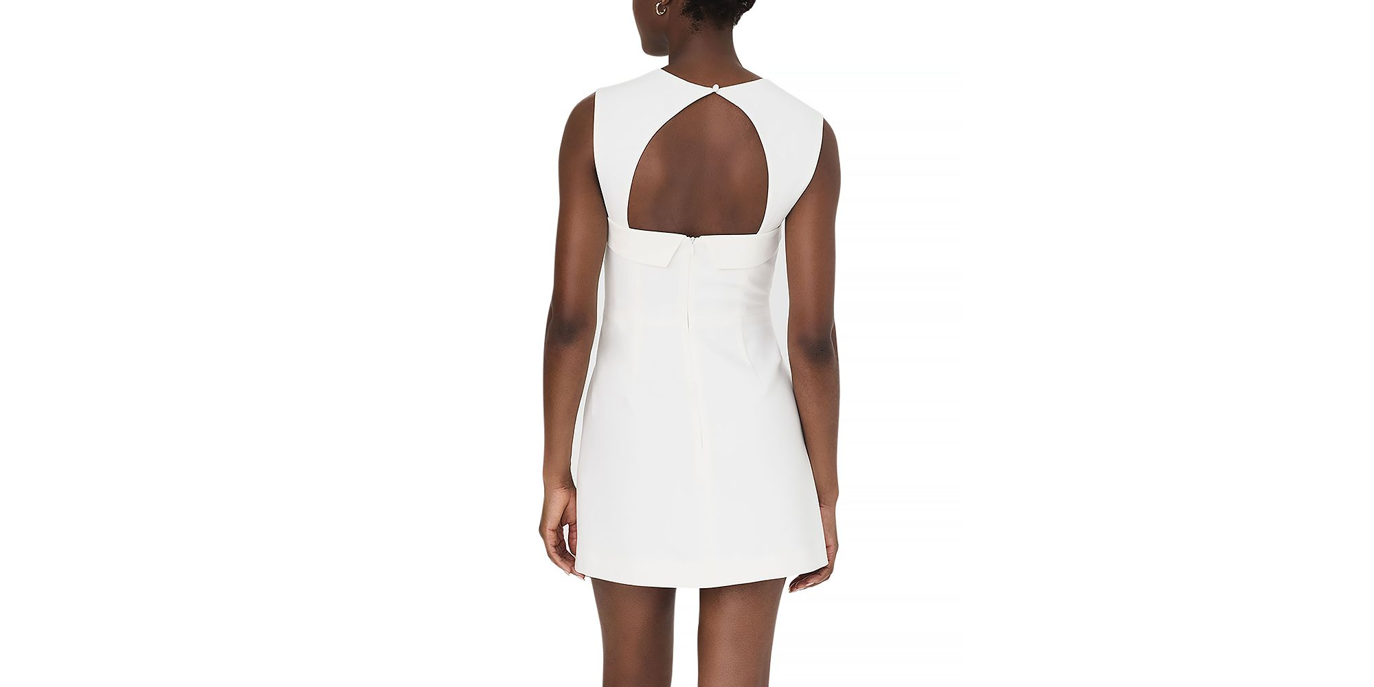 Whisper Square Neck Mini Dress — Image 8