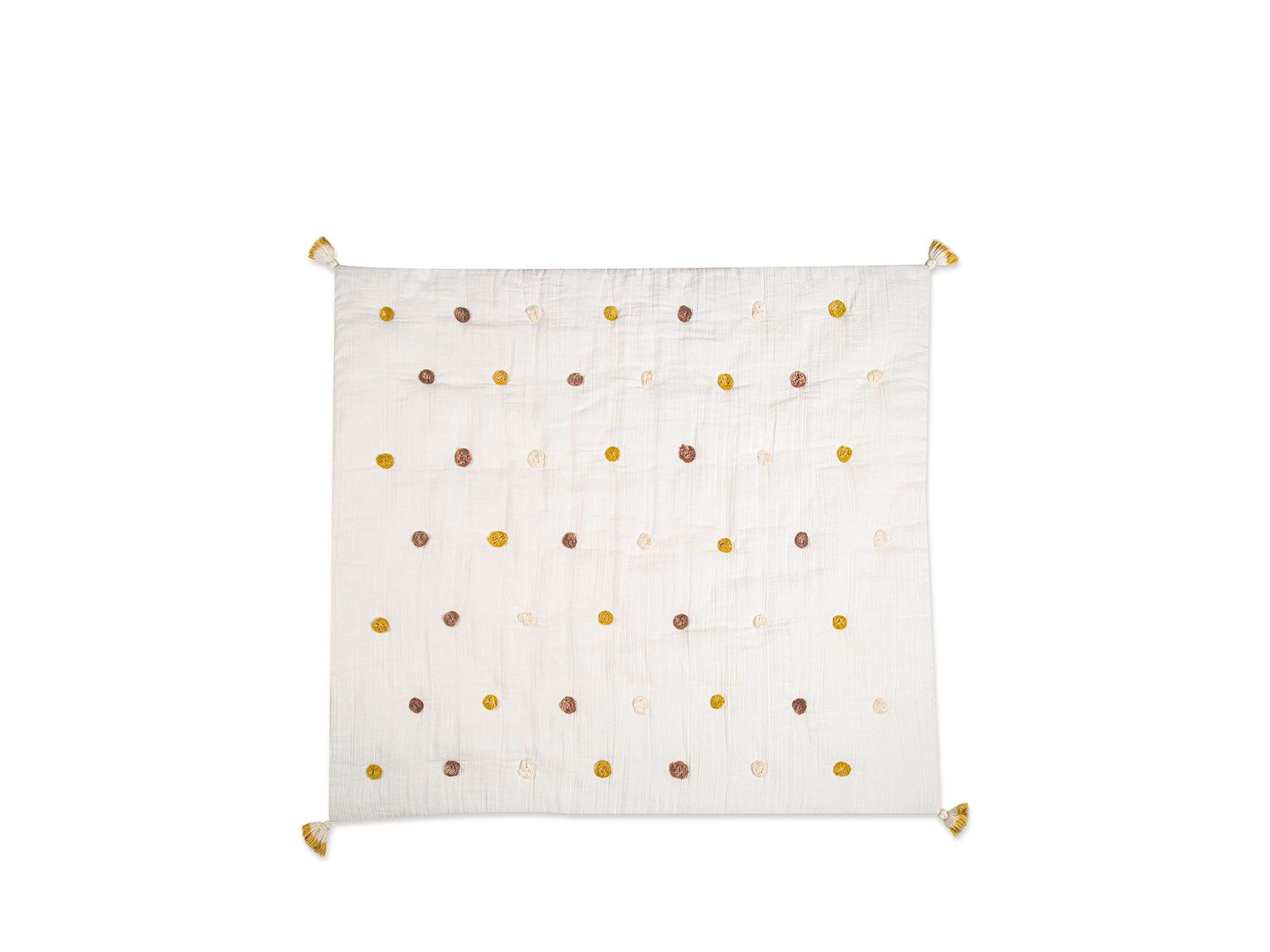 Kendi Pom Pom Quilted Blanket - Ages 0-36 Months — Image 7