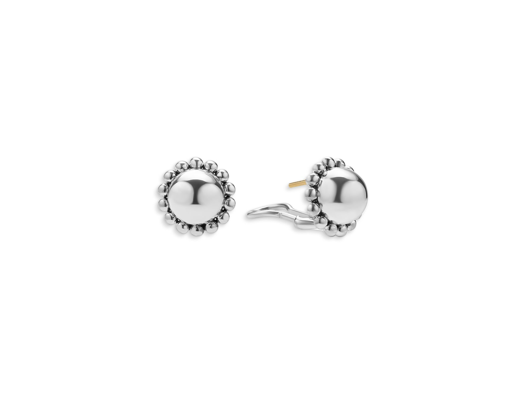Sterling Caviar Bubbly Stud Earrings — Image 4