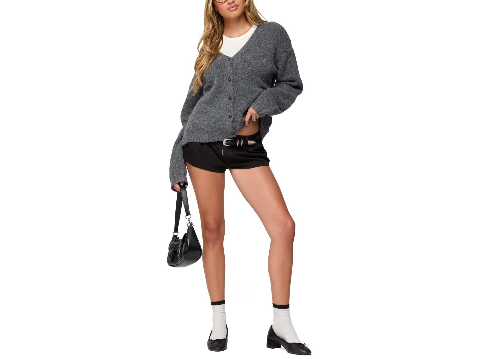 Shiraz Oversized Knit Cardigan — Image 4