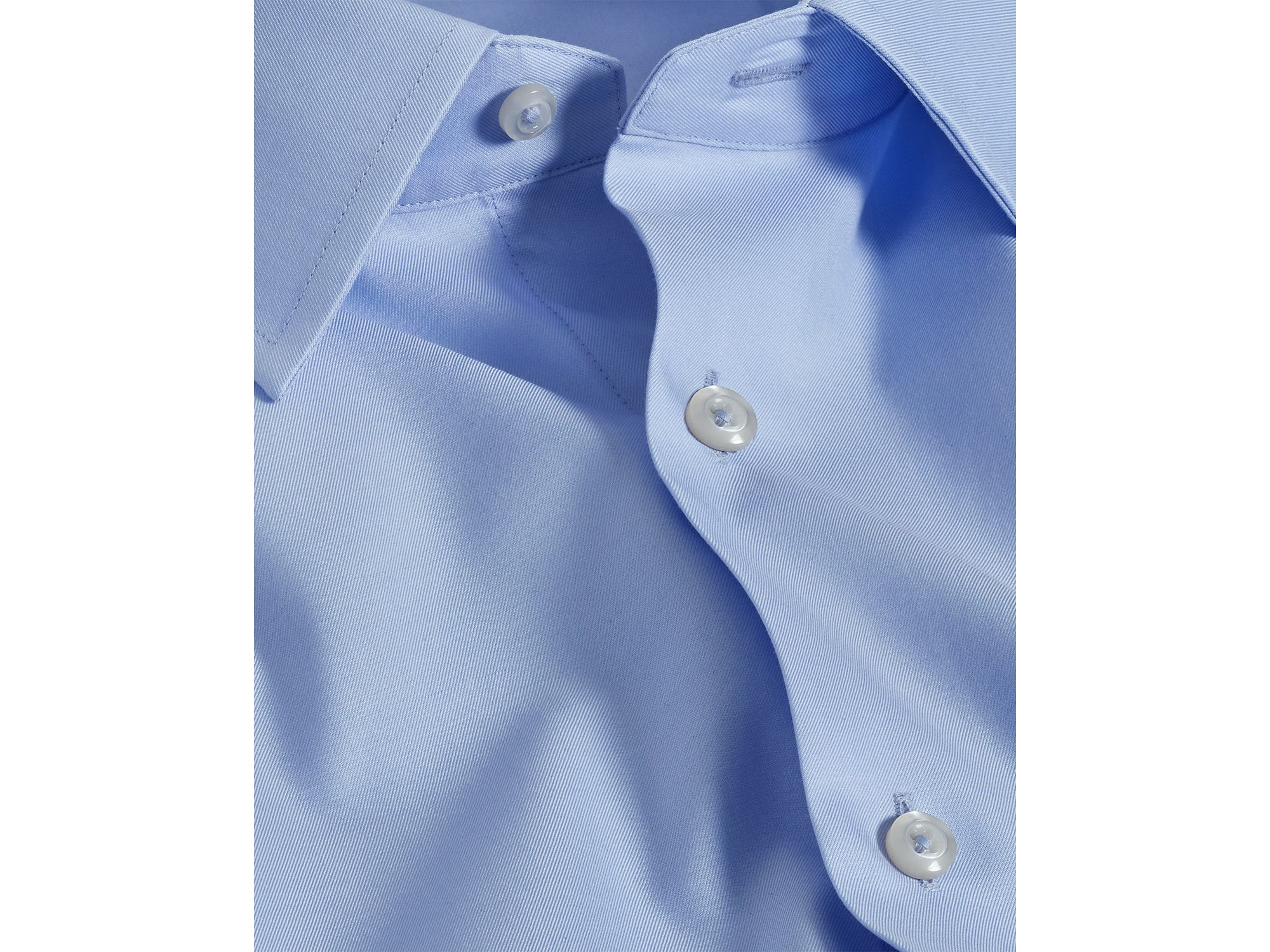 Slim Fit Super Fine Twill Dress Shirt — Image 3