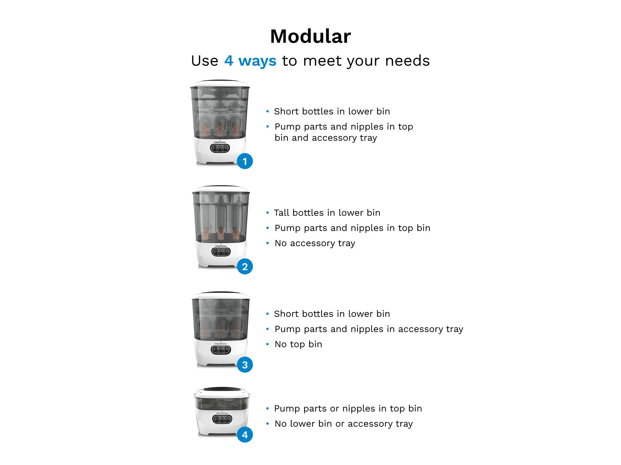 One Step™ Baby Bottle Sterilizer And Dryer Advanced - Electric Steam Sterilizer With HEPA Filter — Image 5