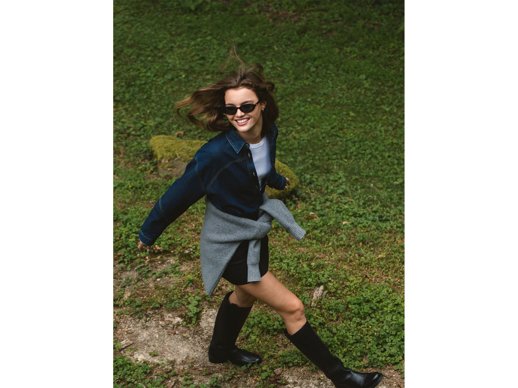 Azra Twill Mini Skirt — Image 4