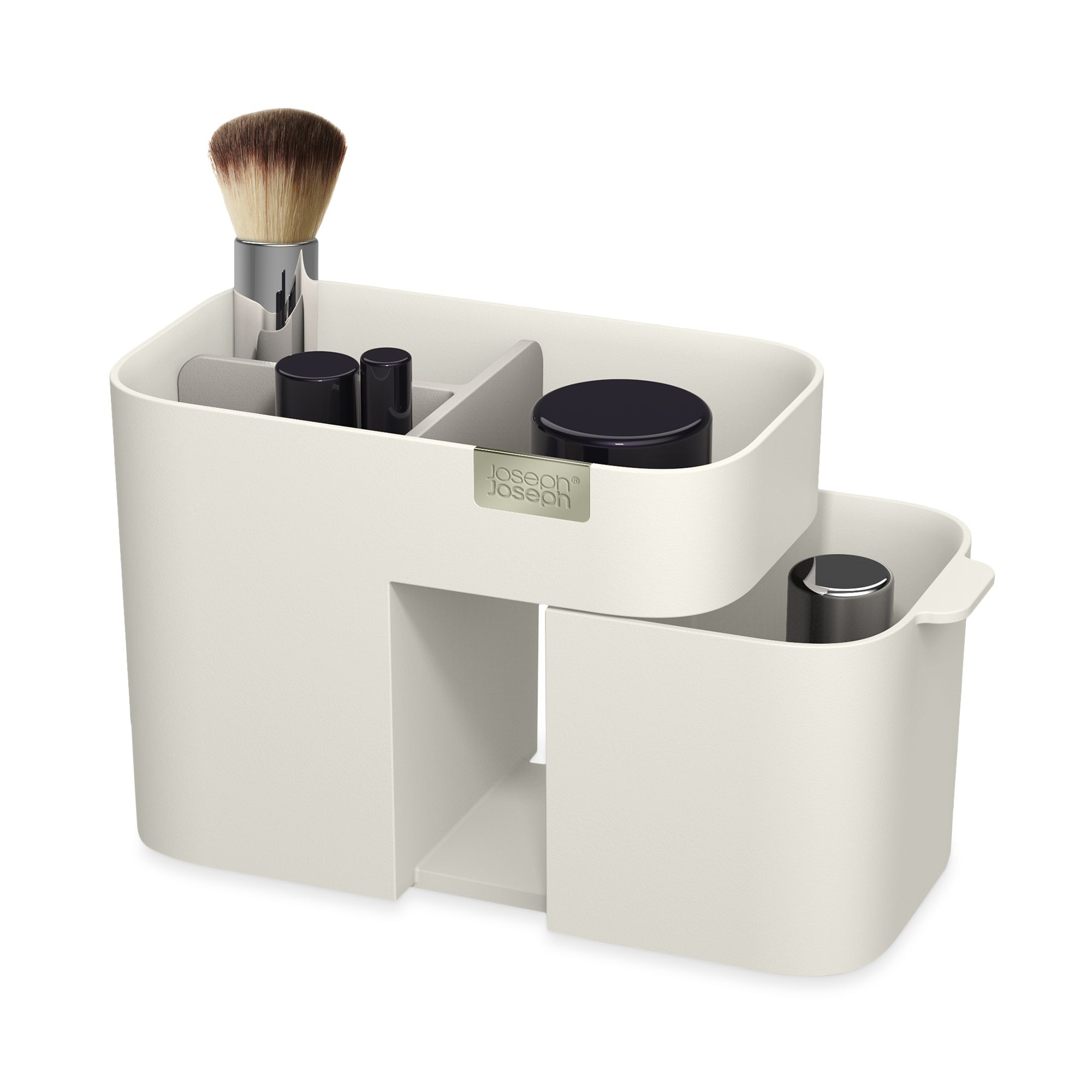 Viva Compact Cosmetic Organizer with Drawer, Shell — Image 5