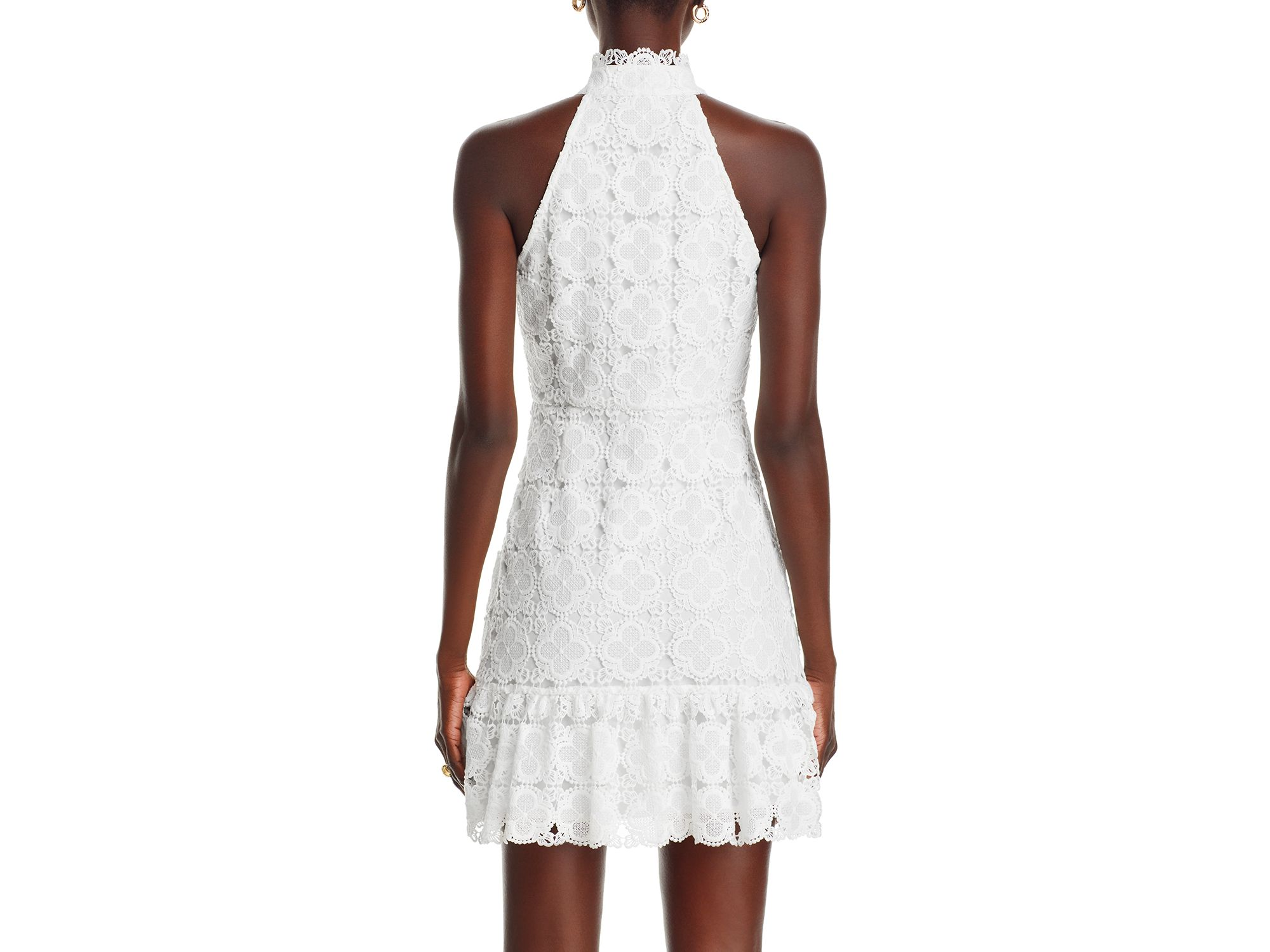 Lace Mini Shirt Dress - Exclusive — Image 4