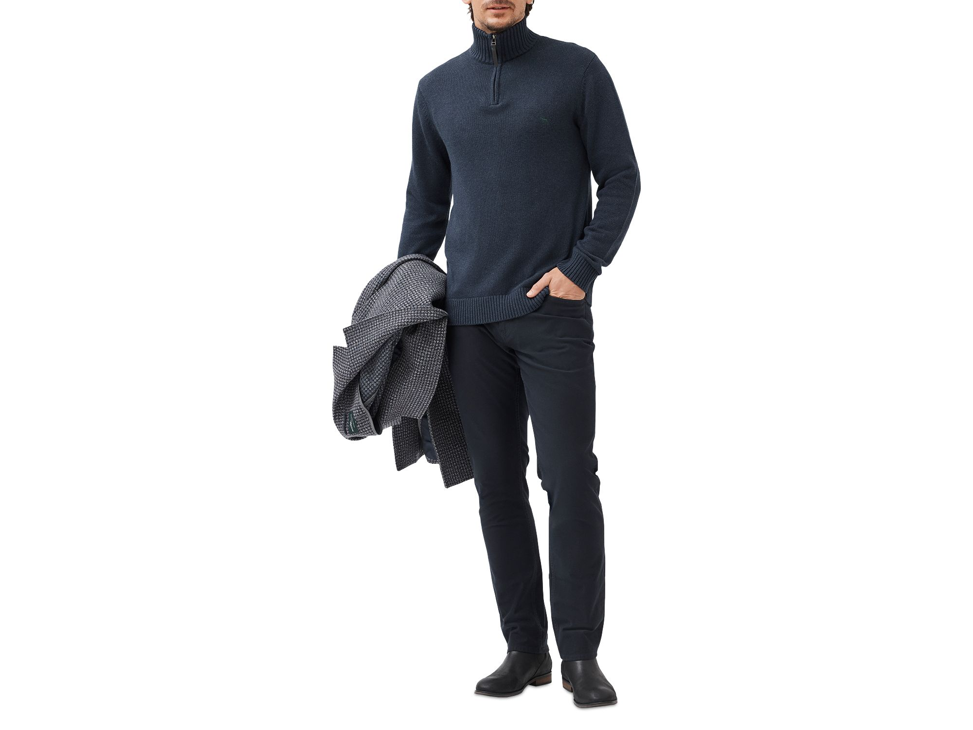 Merrick Bay Quarter-Zip Sweater — Image 5