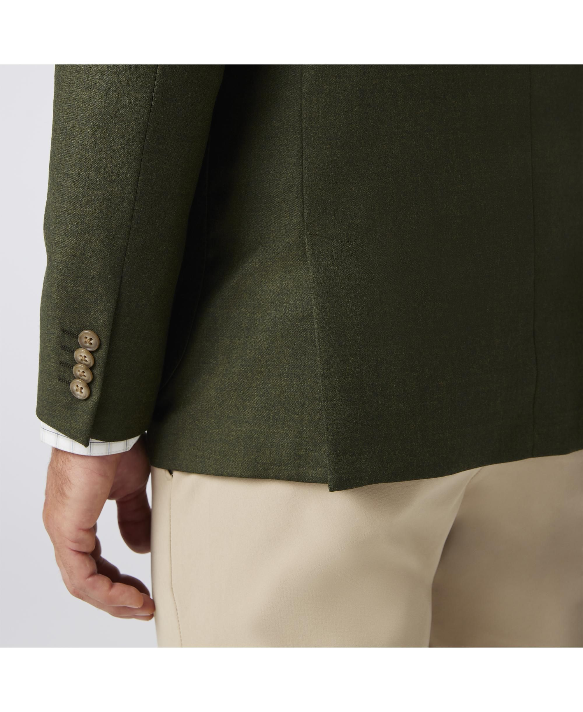 Lavelle Midweight Blazer Dark Olive Heather — Image 4
