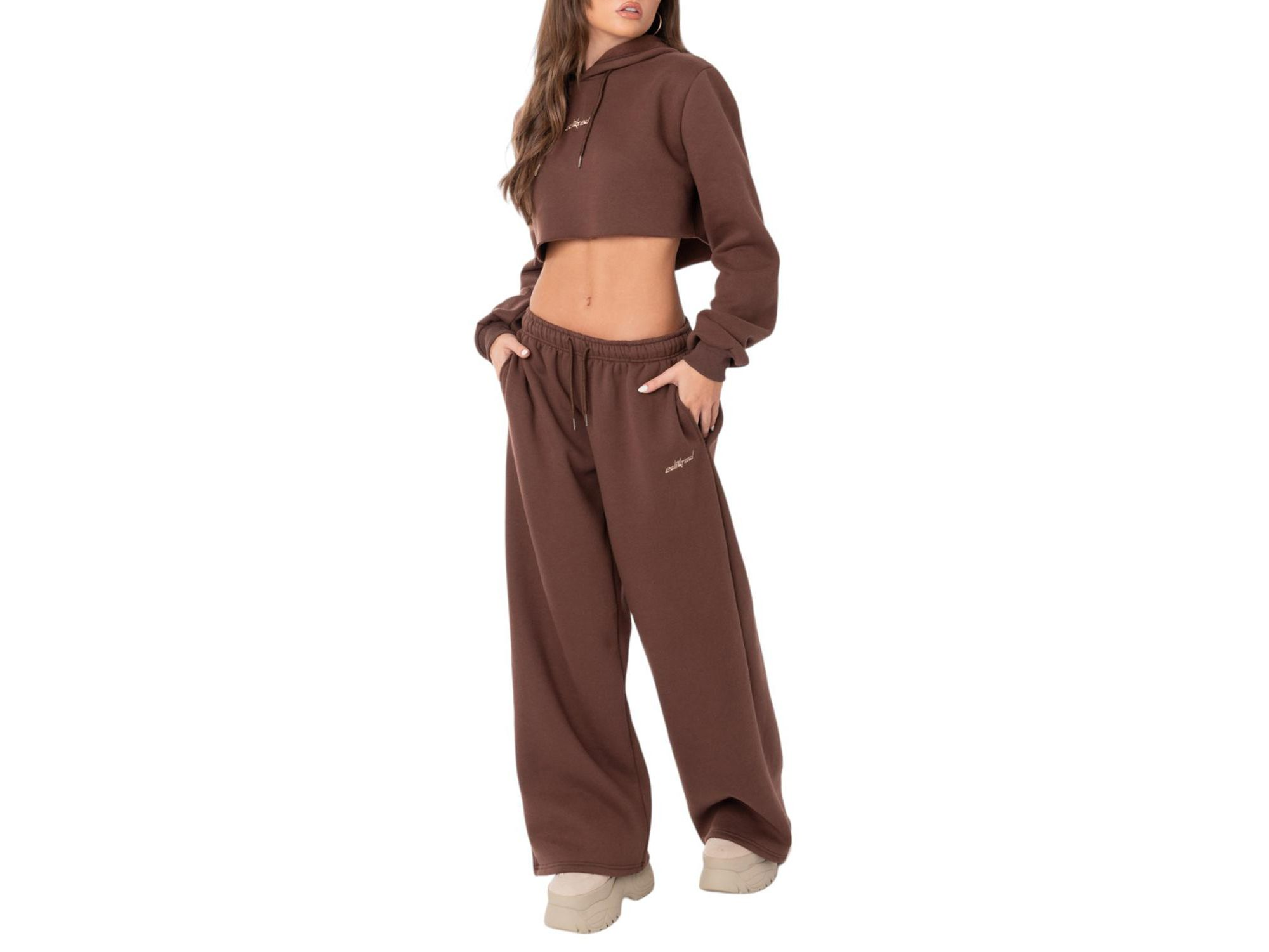 Brenna Low Rise Wide Sweatpants — Image 5