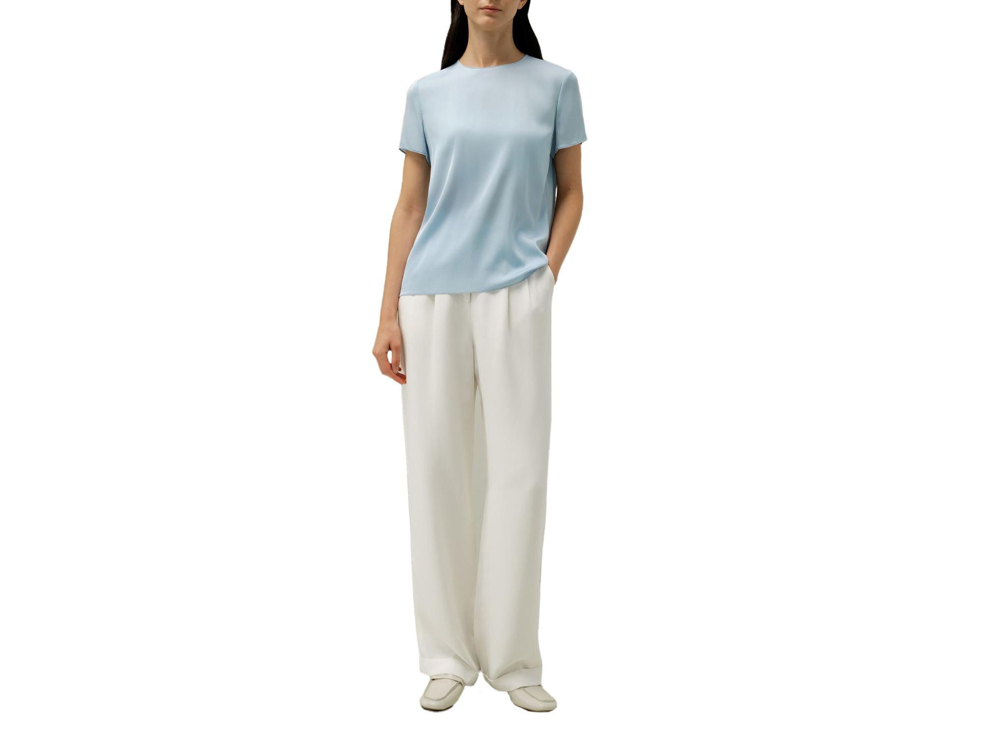 Basic Silk Tee — Image 4
