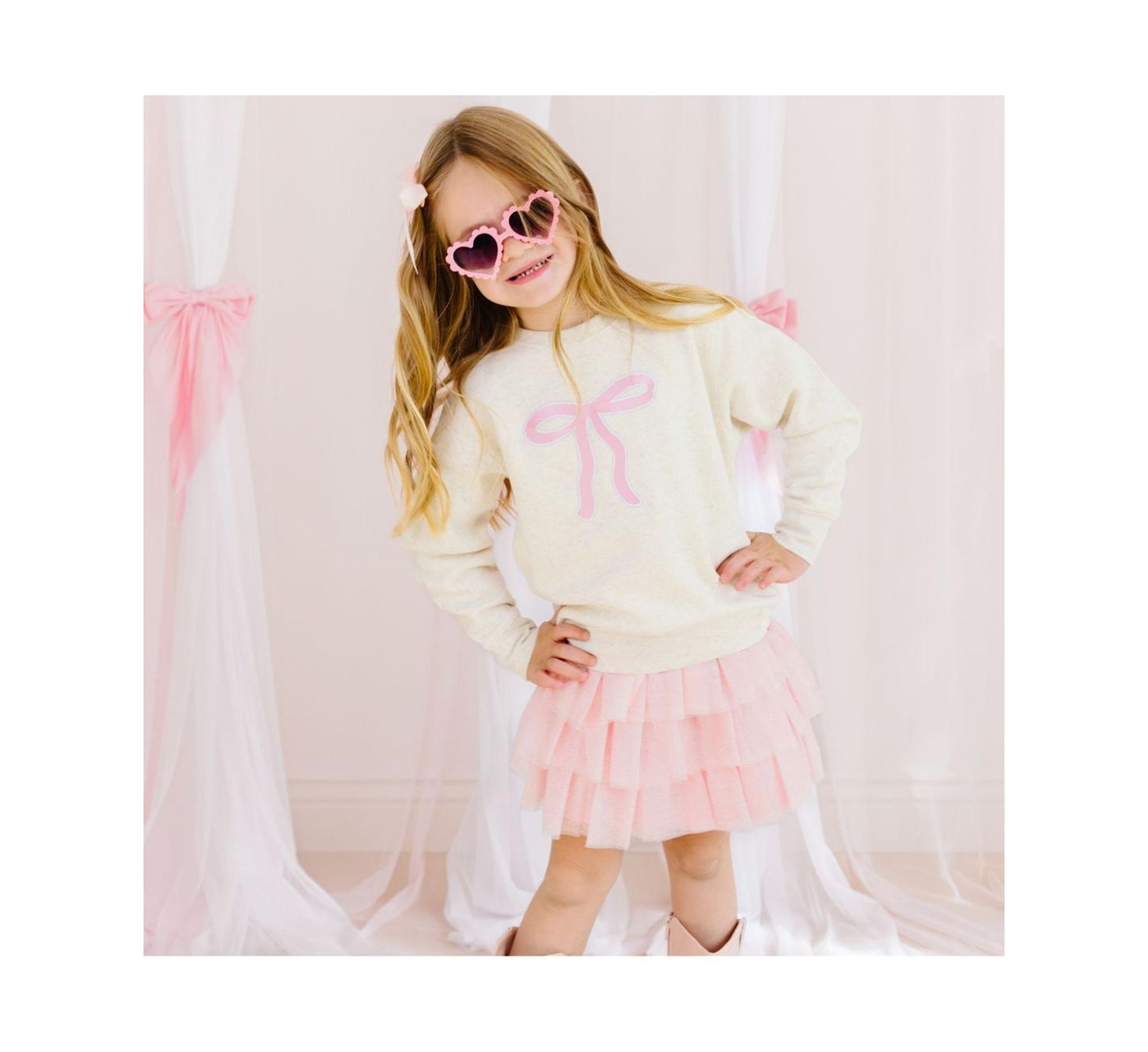 Girls' Ballet Bow Tiered Tutu - Baby, Little Kid, Big Kid — Image 4