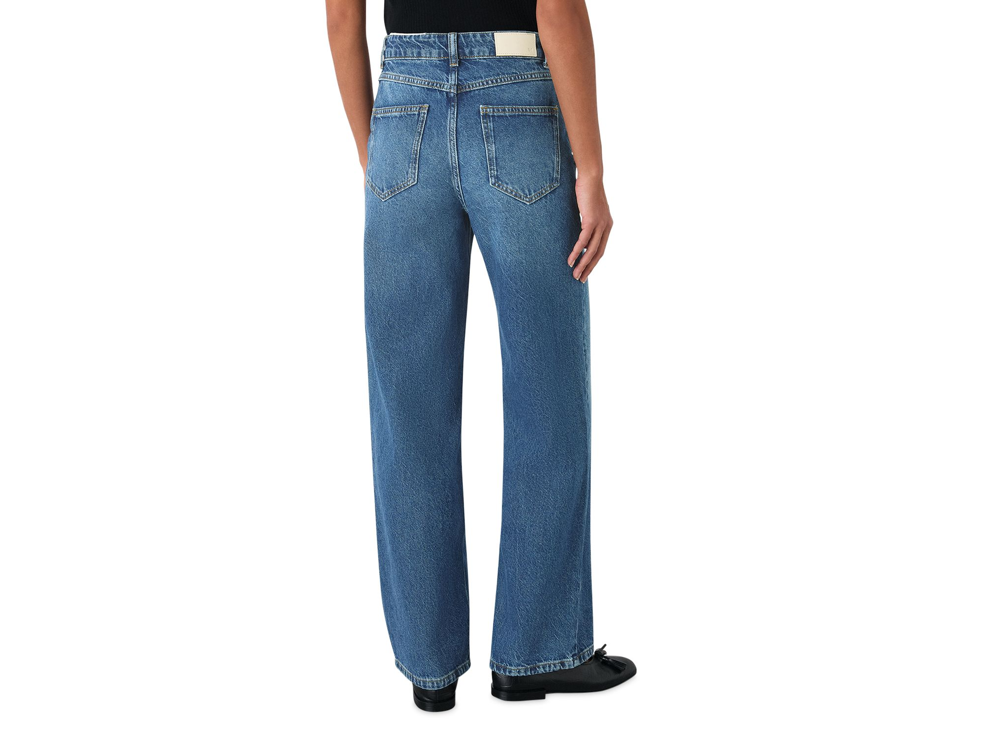 Straight Full Length Jeans in Denim — Image 6