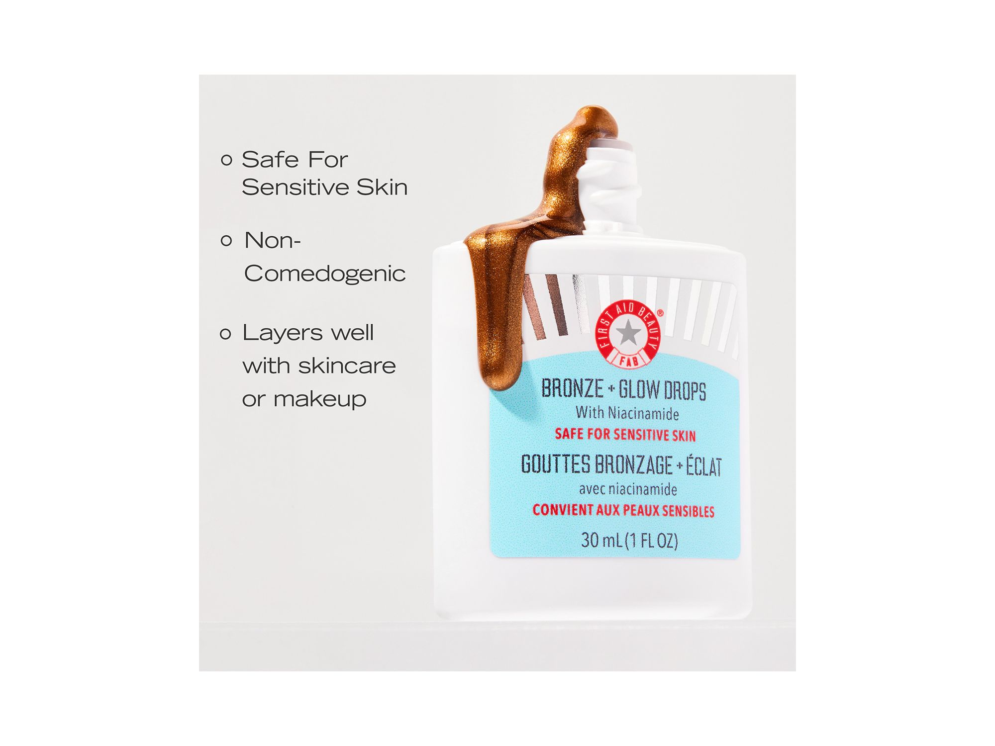 Bronze + Glow Drops with Niacinamide 1 oz. — Image 9