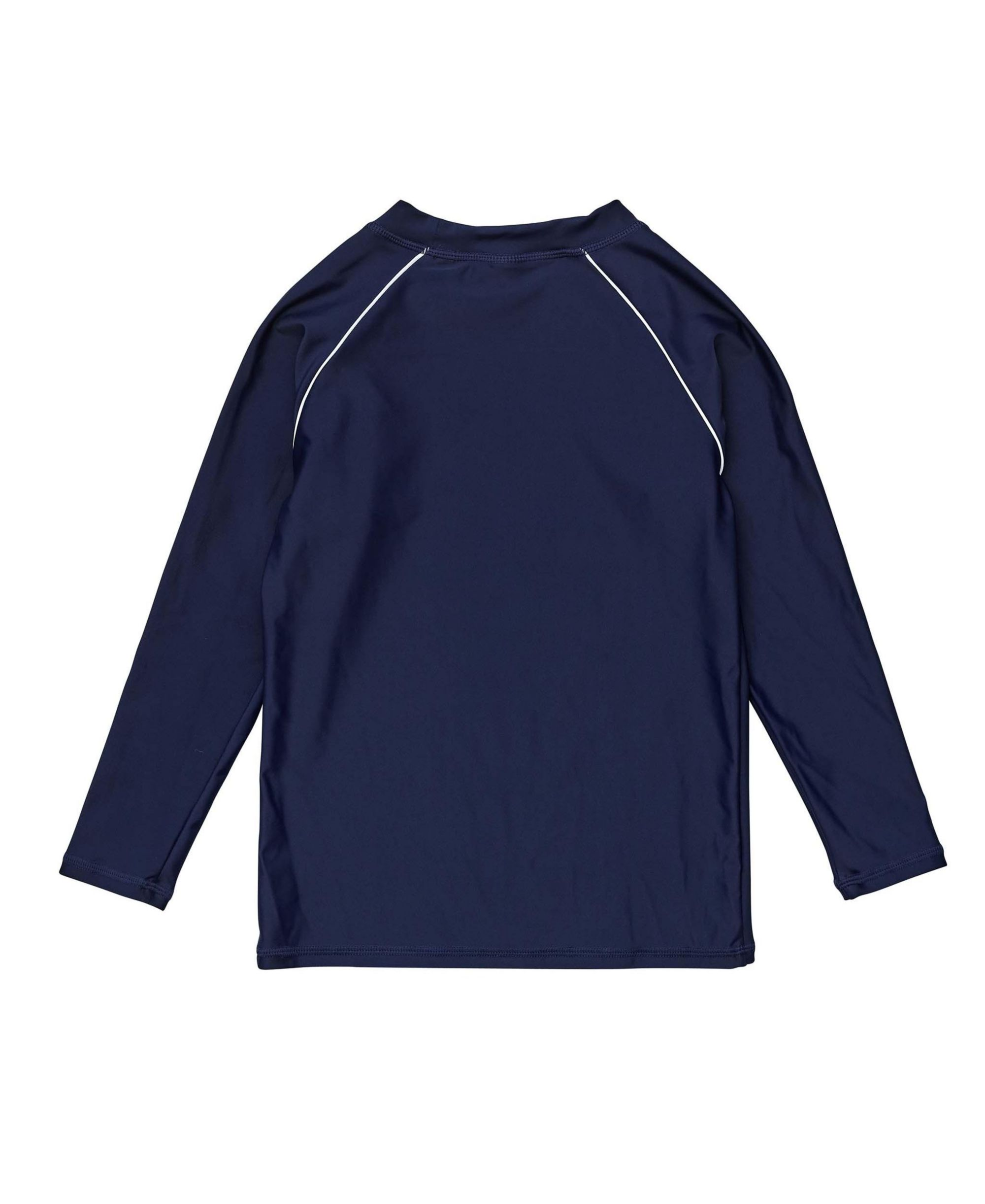 Boys' Navy Sustainable Long Sleeve Rash Top - Little Kid, Big Kid — Image 3
