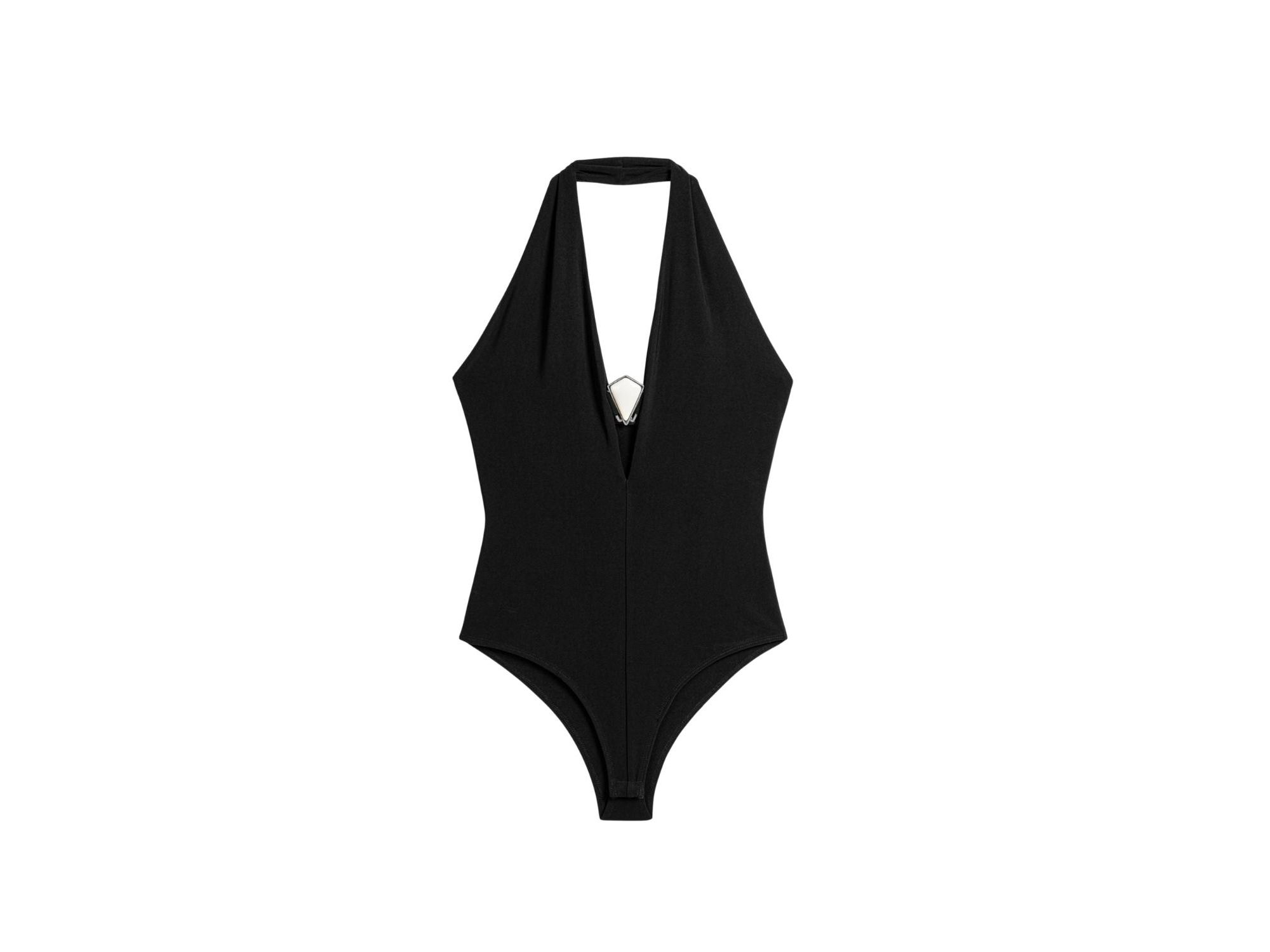 Halter Deep V Blouse — Image 5