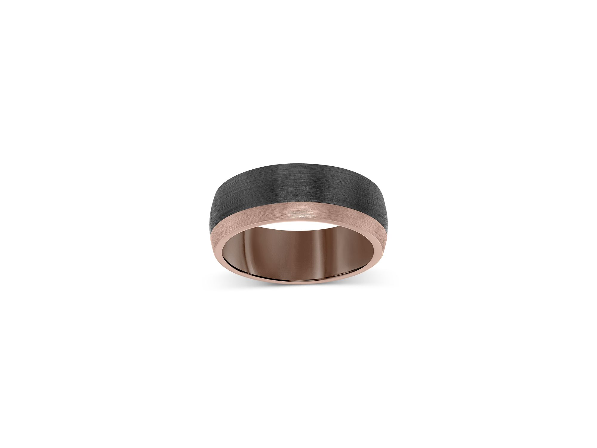 Men's Band in Brown & Black Tungsten — Image 3