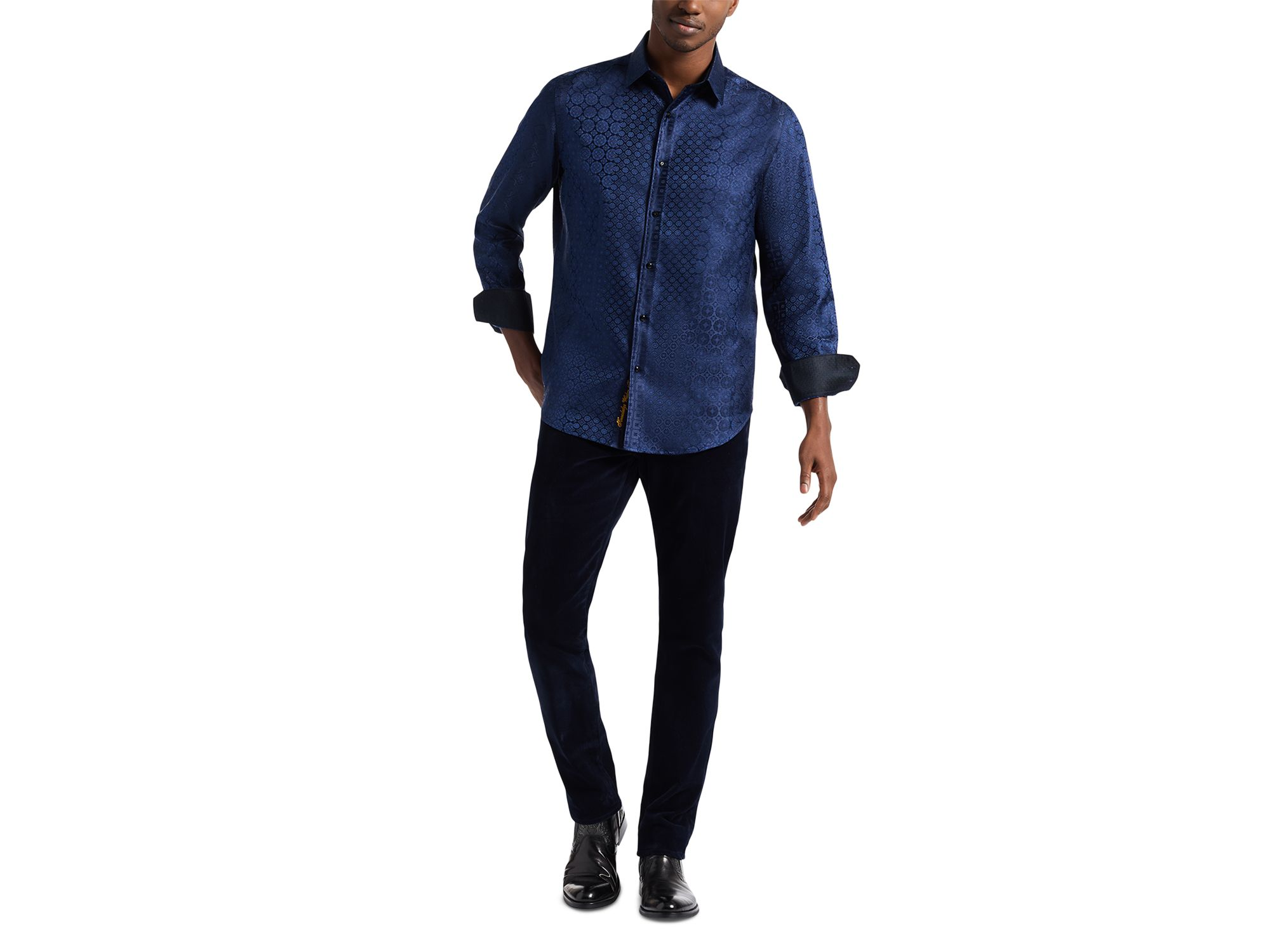 Noble Touch Long Sleeve Woven Shirt — Image 6