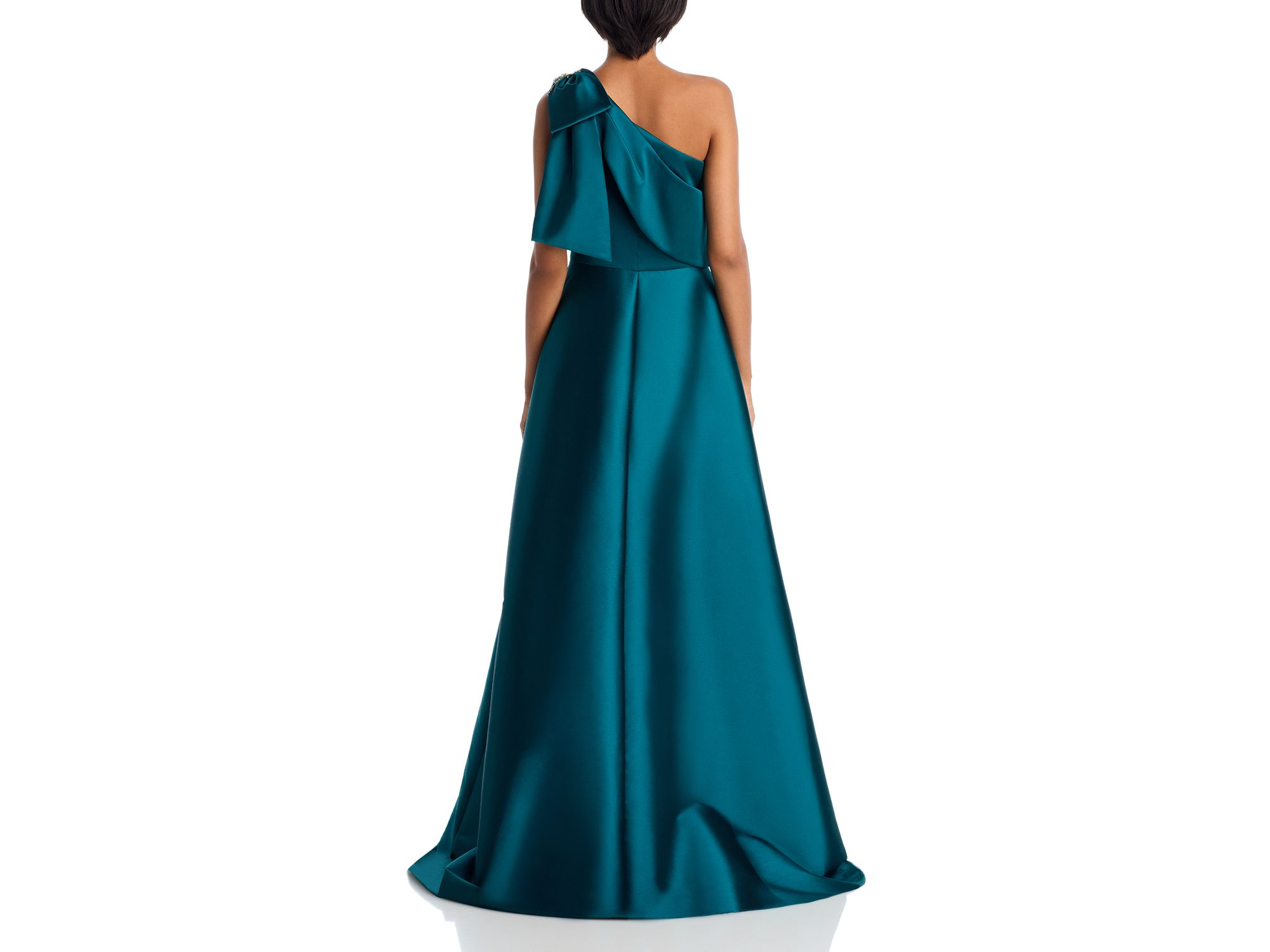 One Shoulder Embellished Gown — Image 4