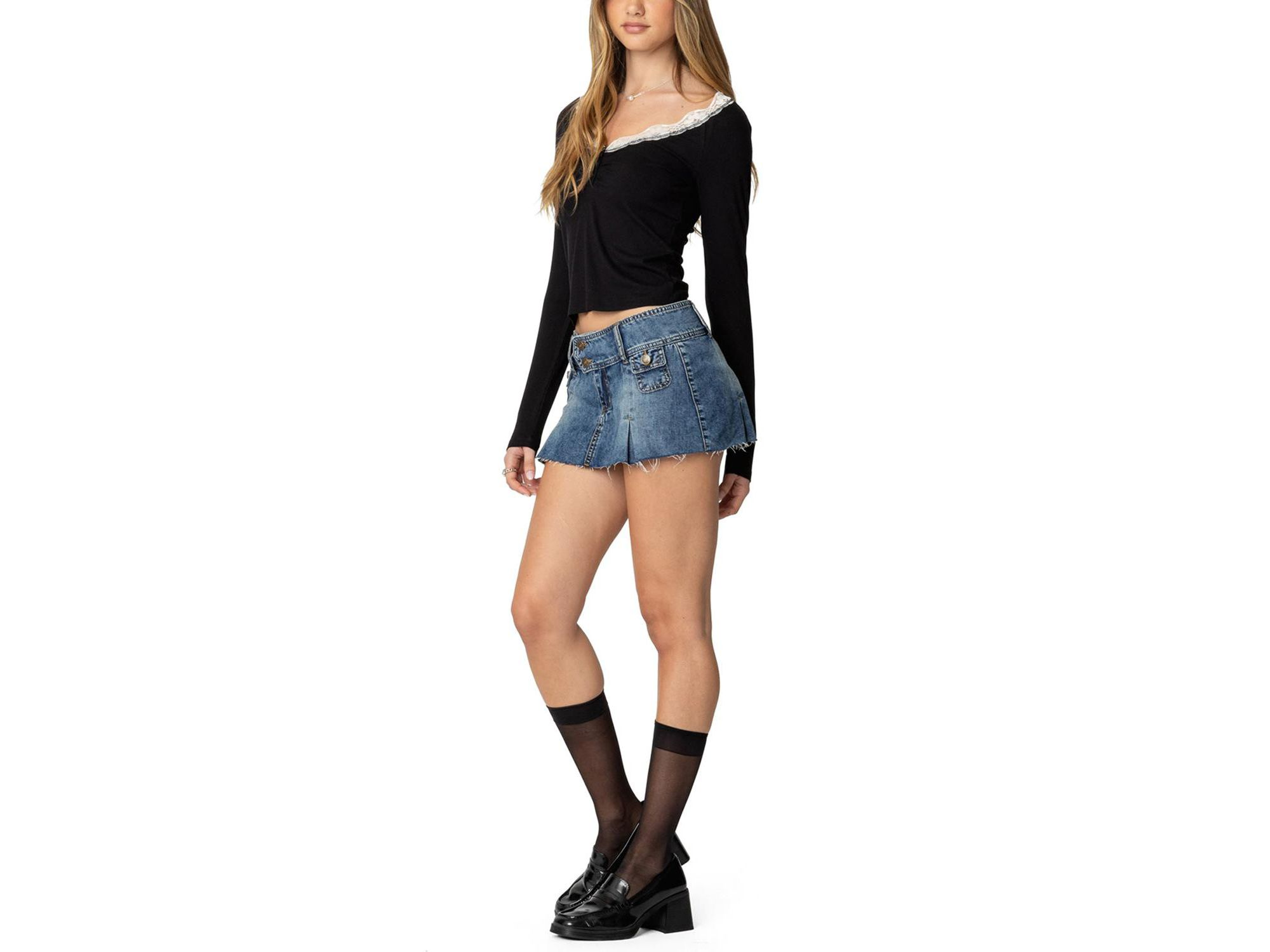 Tracey Lace Trim Top — Image 3