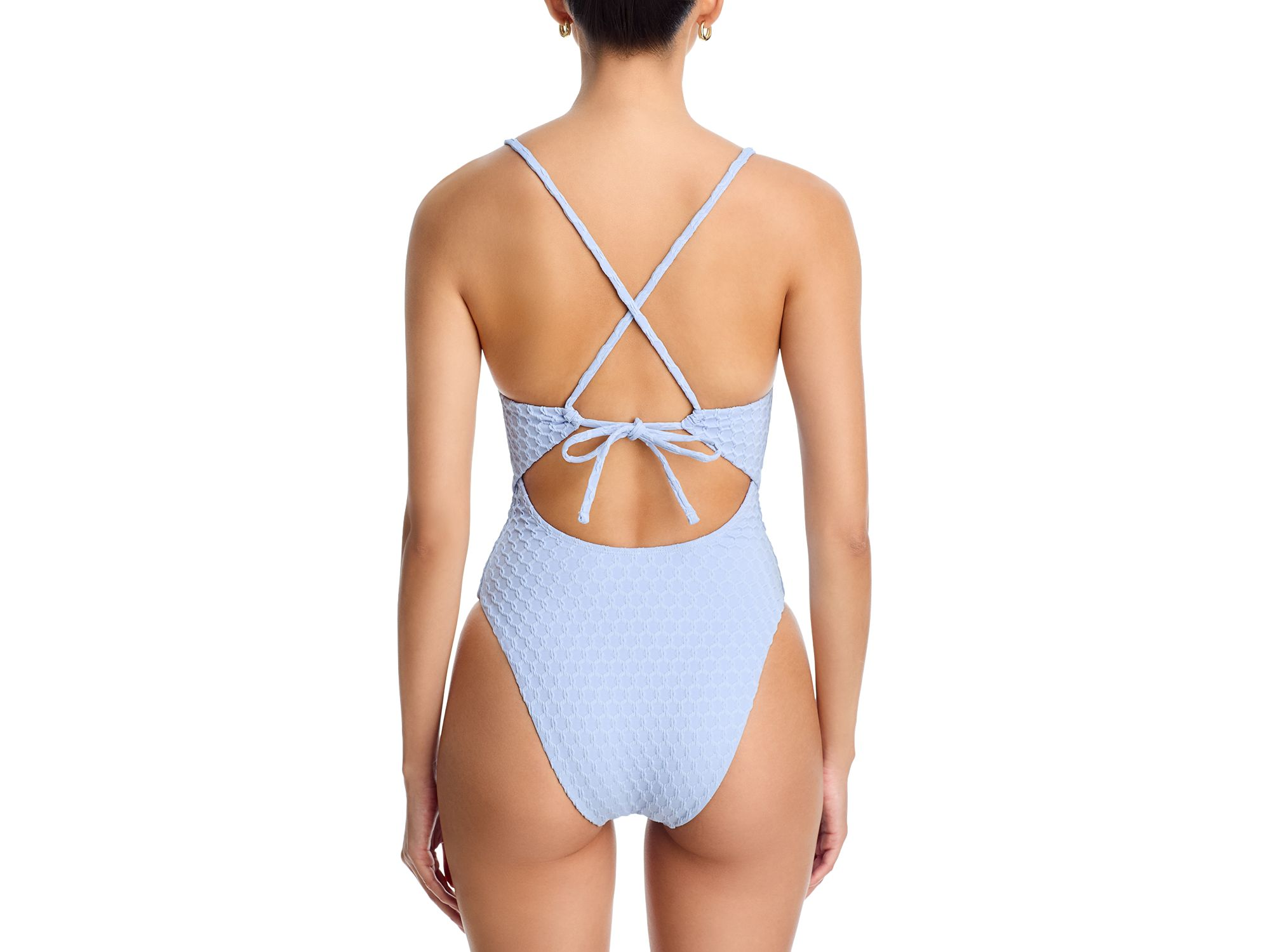 Textured One Piece Swimsuit - Exclusive — Image 3