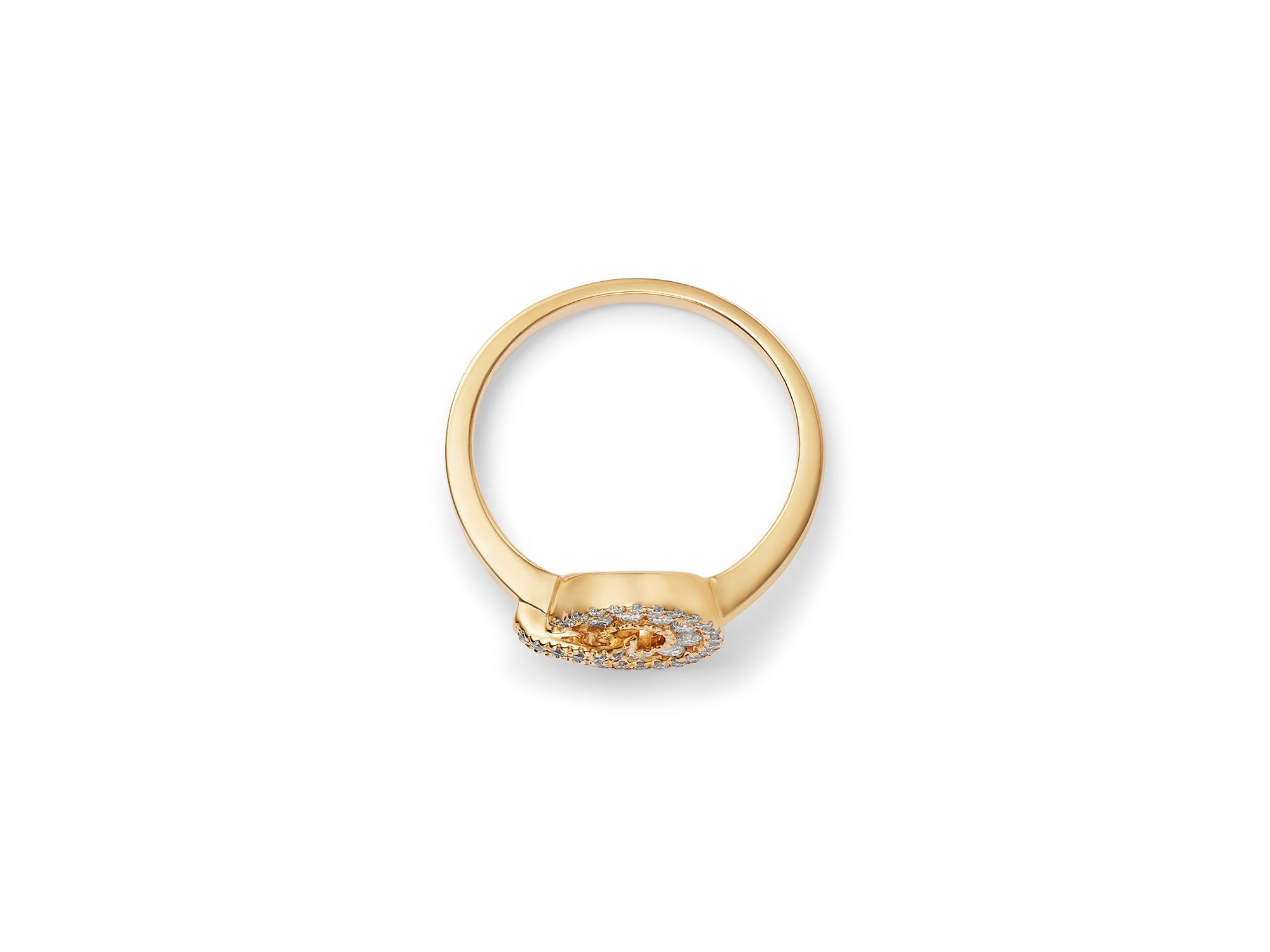 Diamond Ring in 14K Yellow Gold, 0.27 tcw — Image 3