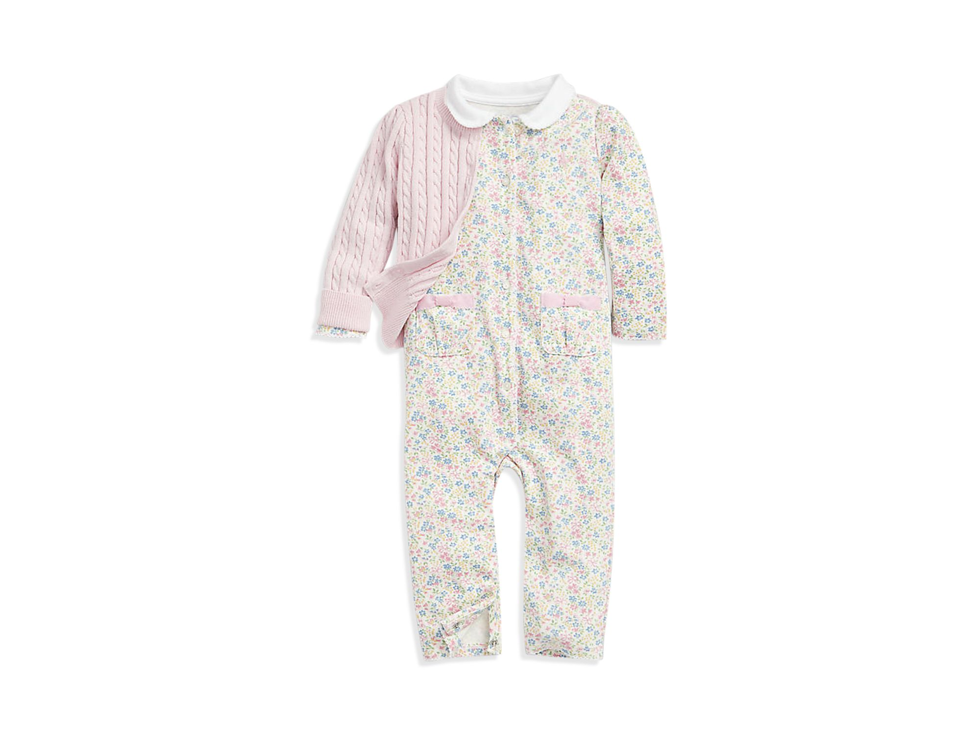 Girls' Floral Coverall - Baby — Image 4