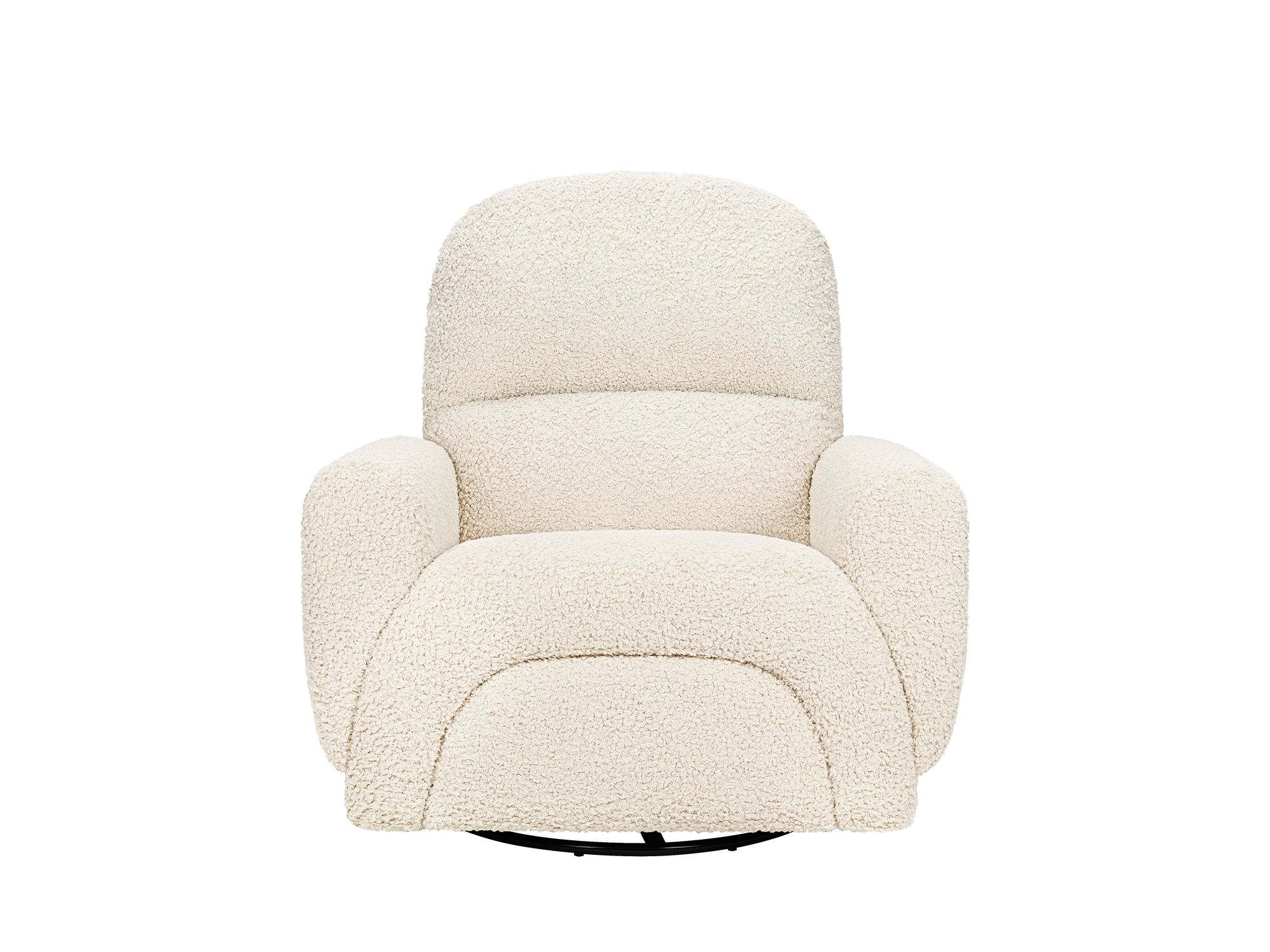 Rainbow Recliner and Swivel Glider in Teddy Loop — Image 5