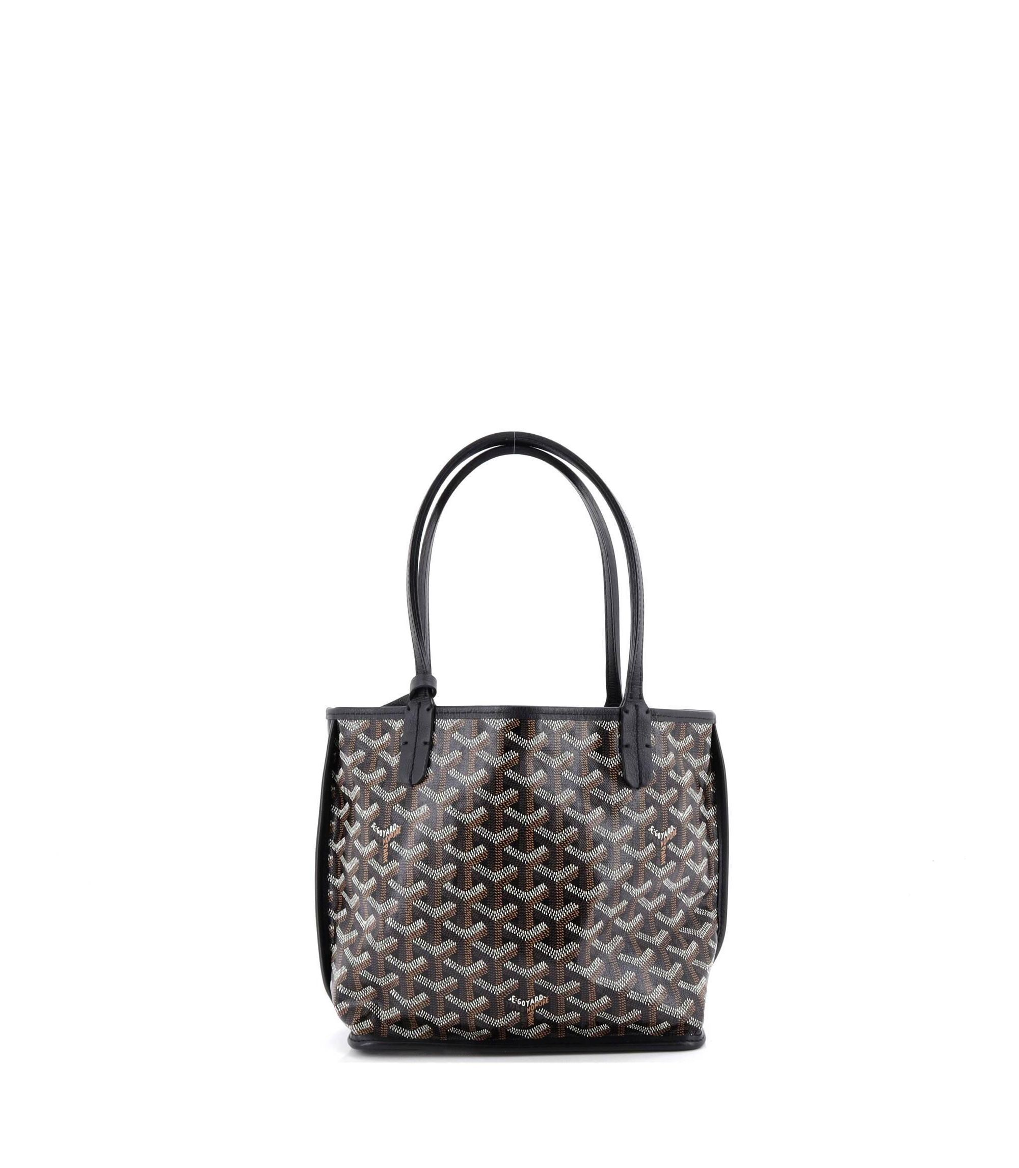Mini Anjou Reversible Tote Coated Canvas — Image 3