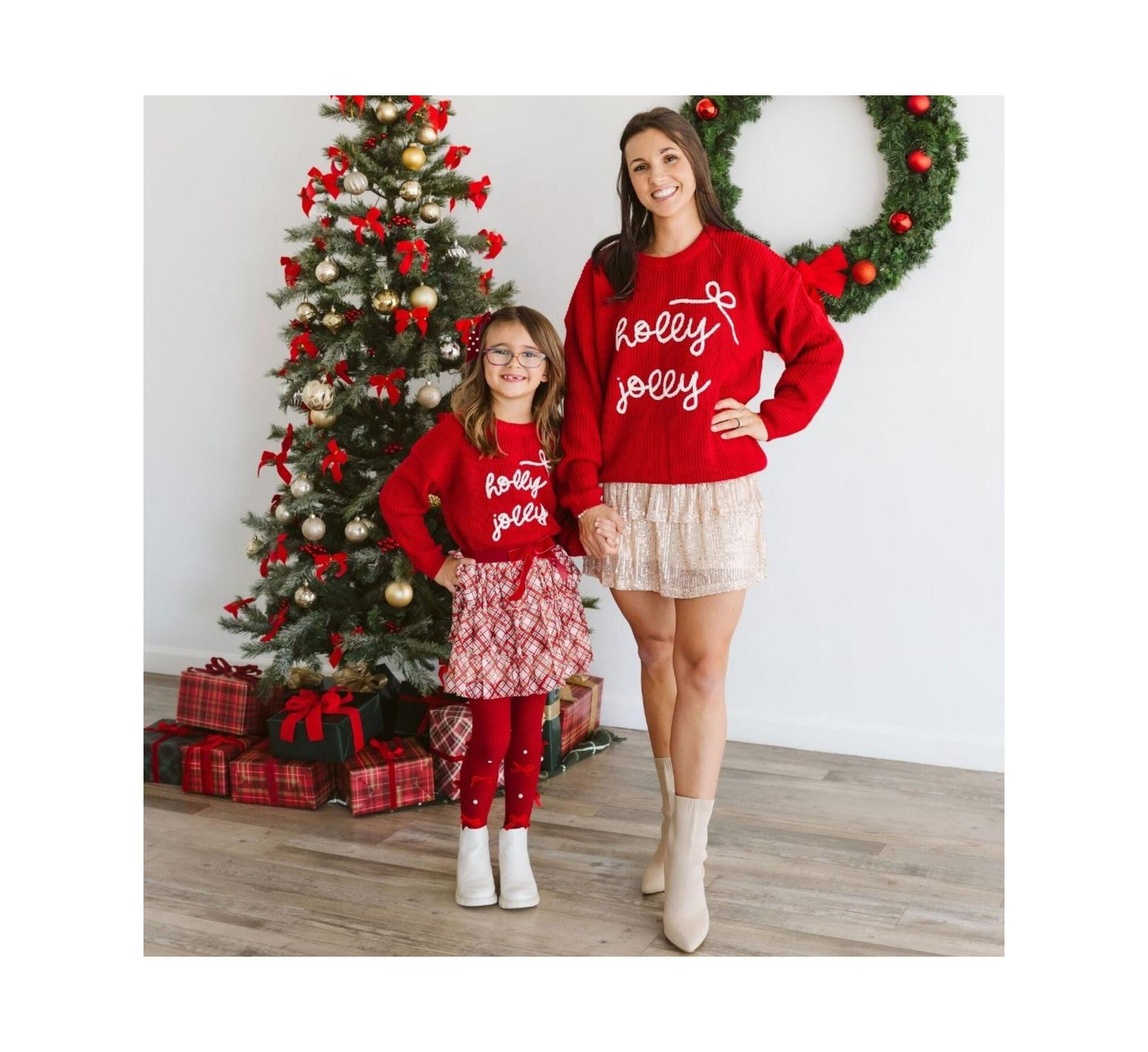 Girls' Bedazzled Tights - Little Kid — Image 3