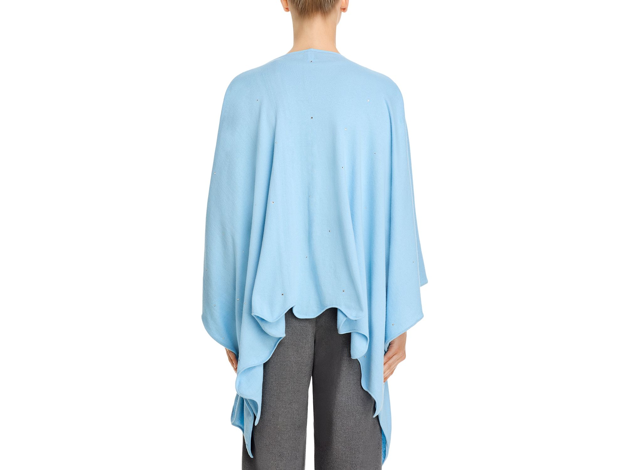 Scattered Crystal Cotton & Cashmere Ruana — Image 3