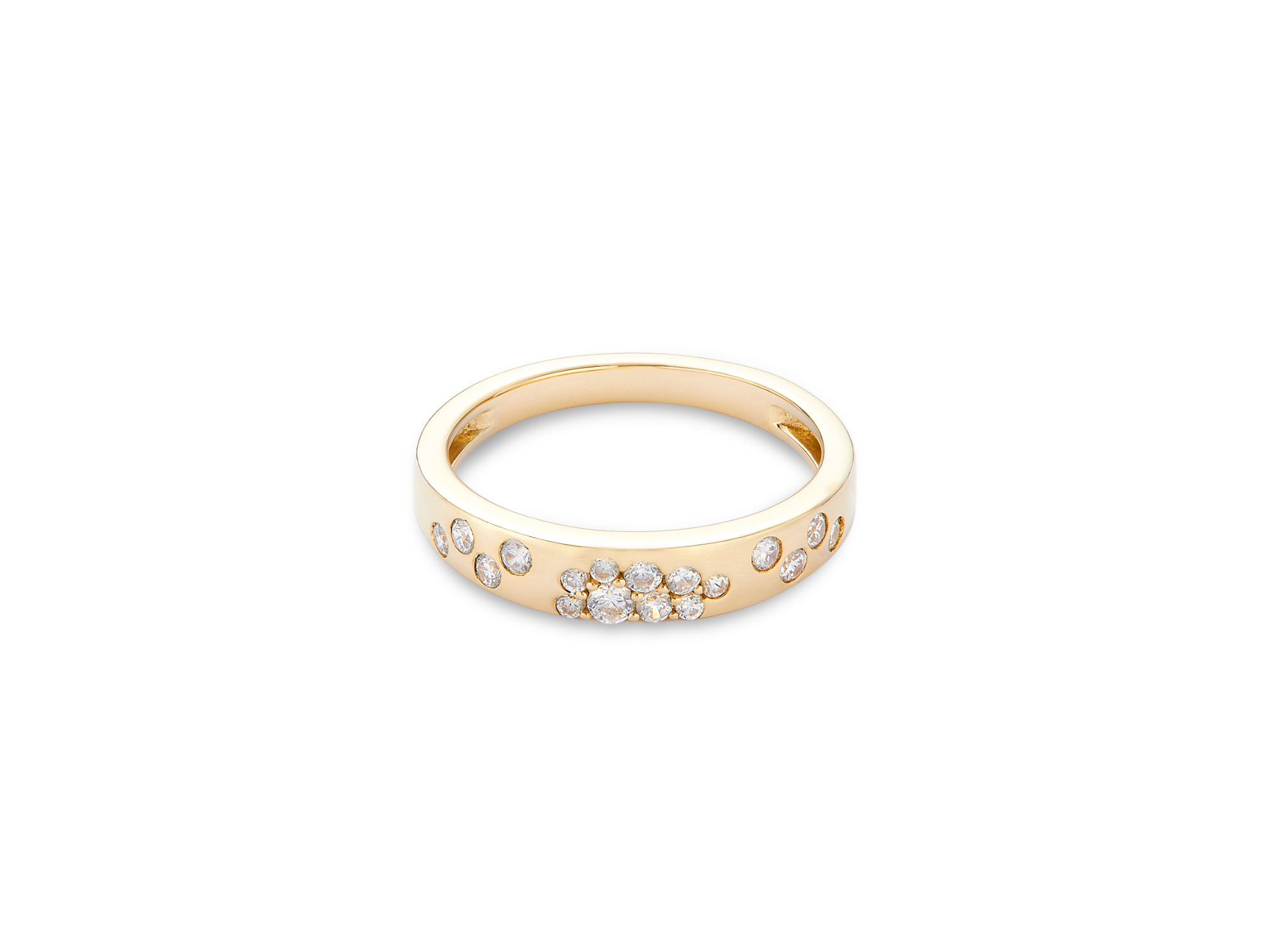 Diamond Scatter Ring in 14K Yellow Gold, 0.30 tcw — Image 3