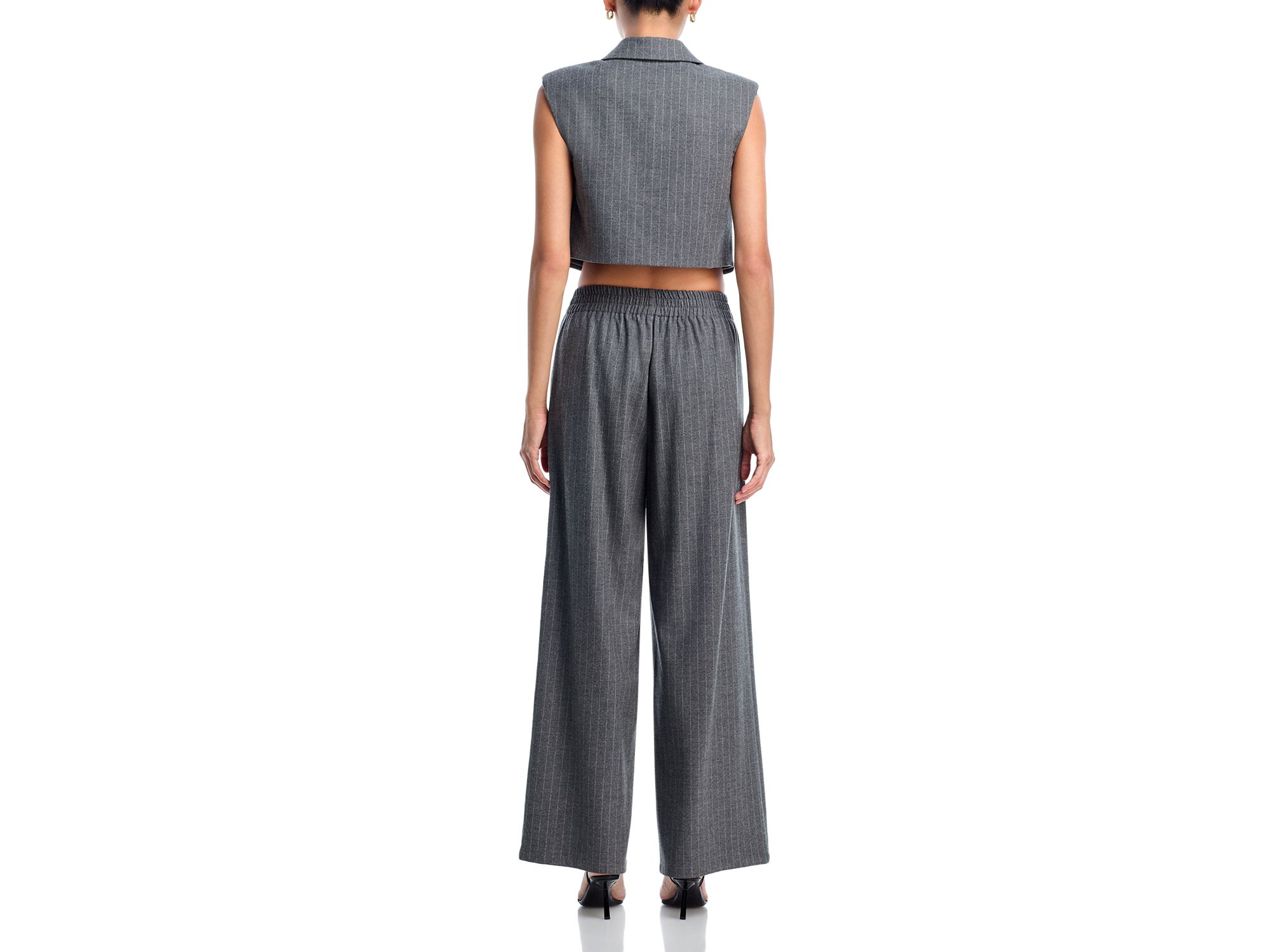 Cropped Vest & Wide Leg Pants - Exclusive — Image 11