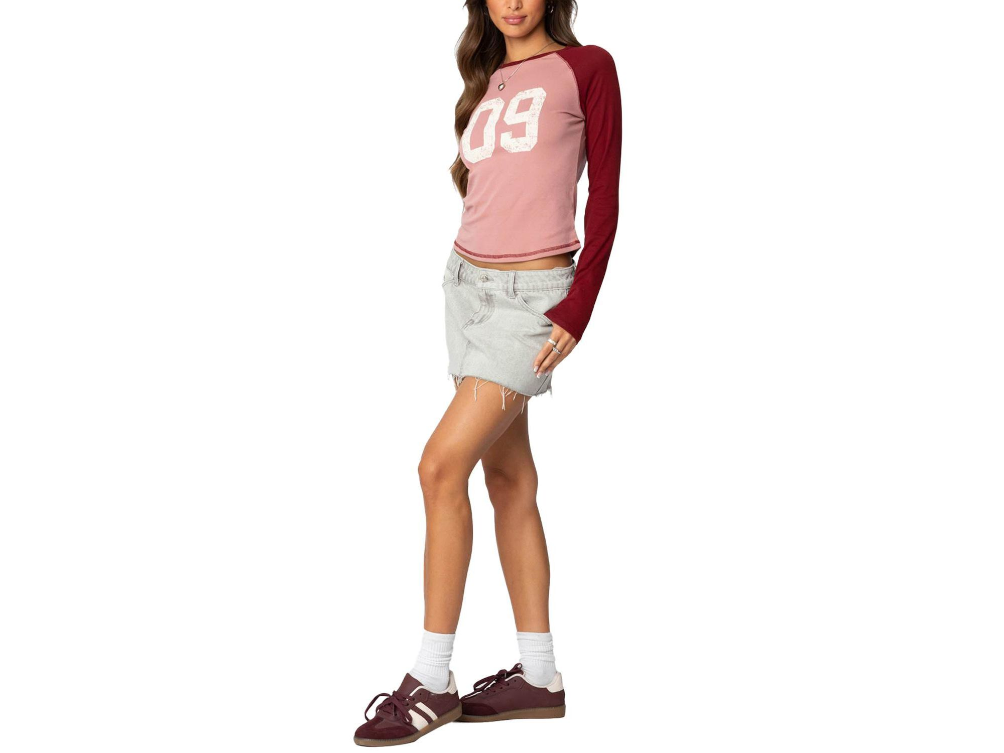 09 Raglan Long Sleeve T Shirt — Image 3
