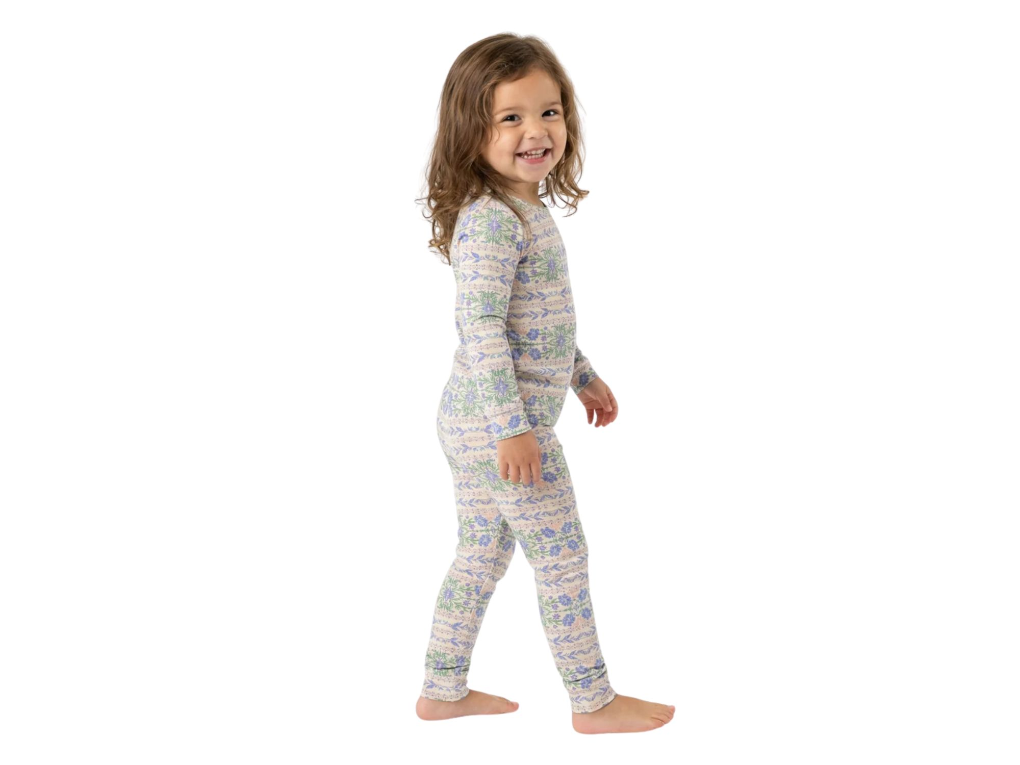 Girls' Spring Cascade Pajama Set - Baby, Little Kid — Image 7