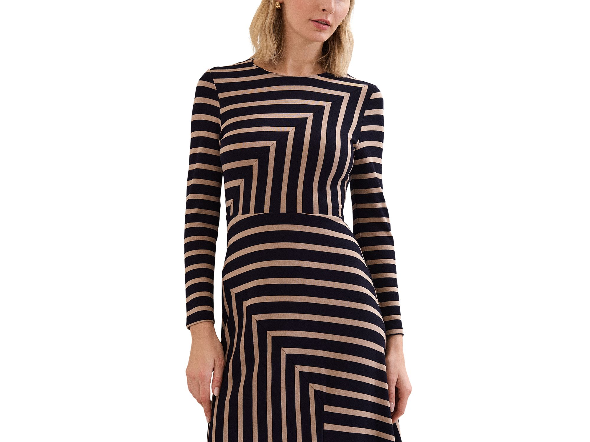 Mia Striped Midi Dress — Image 3