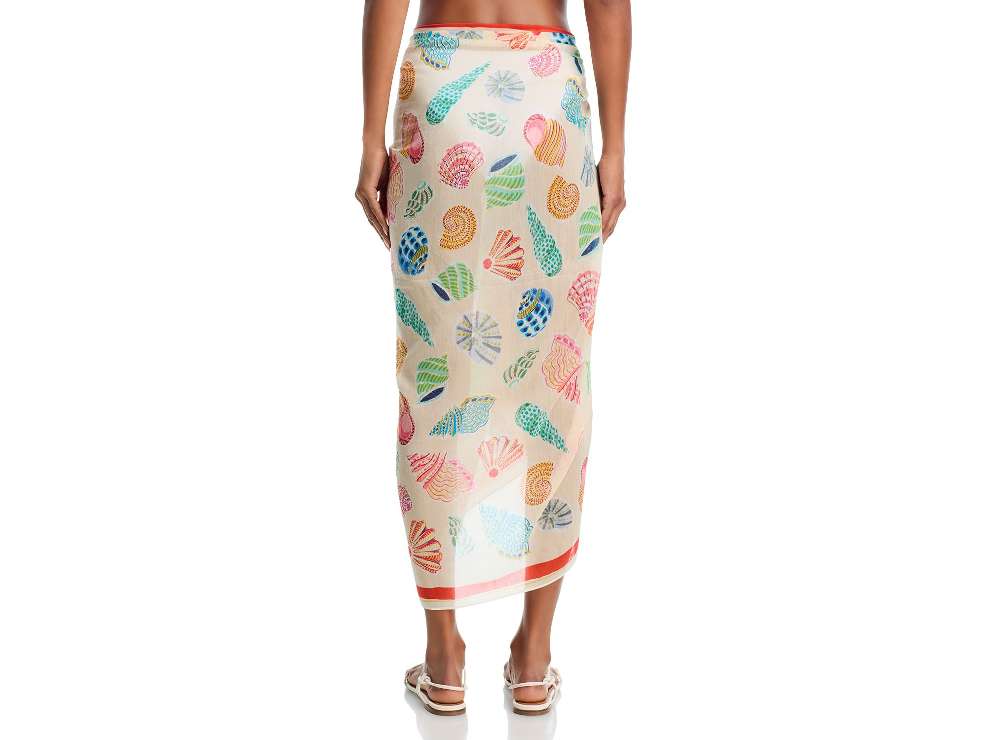 Sea Shells Sarong Swim Cover-Up — Image 3