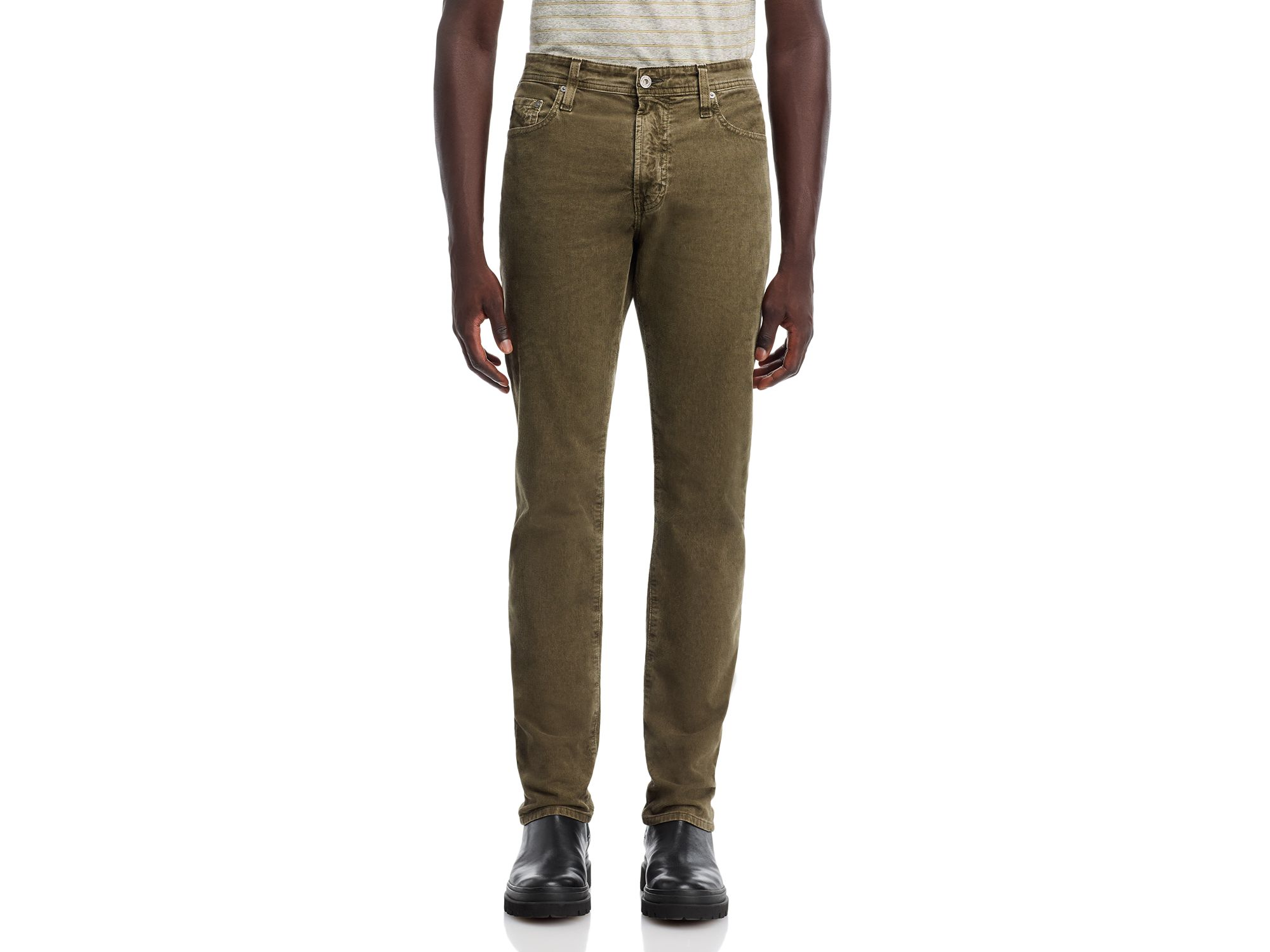 Tellis 32" Slim Fit Cross Hatch Corduroy Pants - Exclusive — Image 5