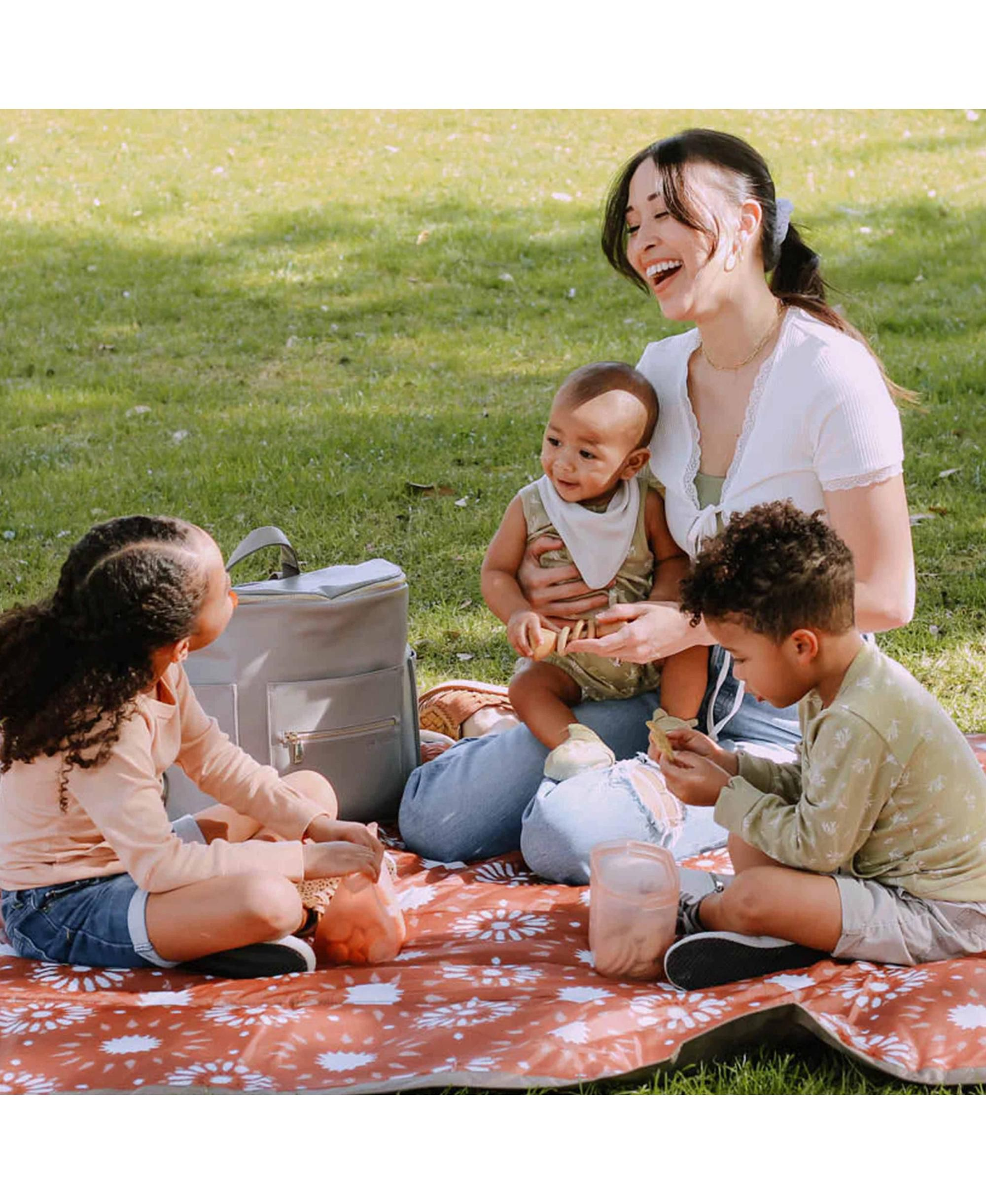 Unisex Outdoor Blanket 5 x 5 - Baby — Image 3