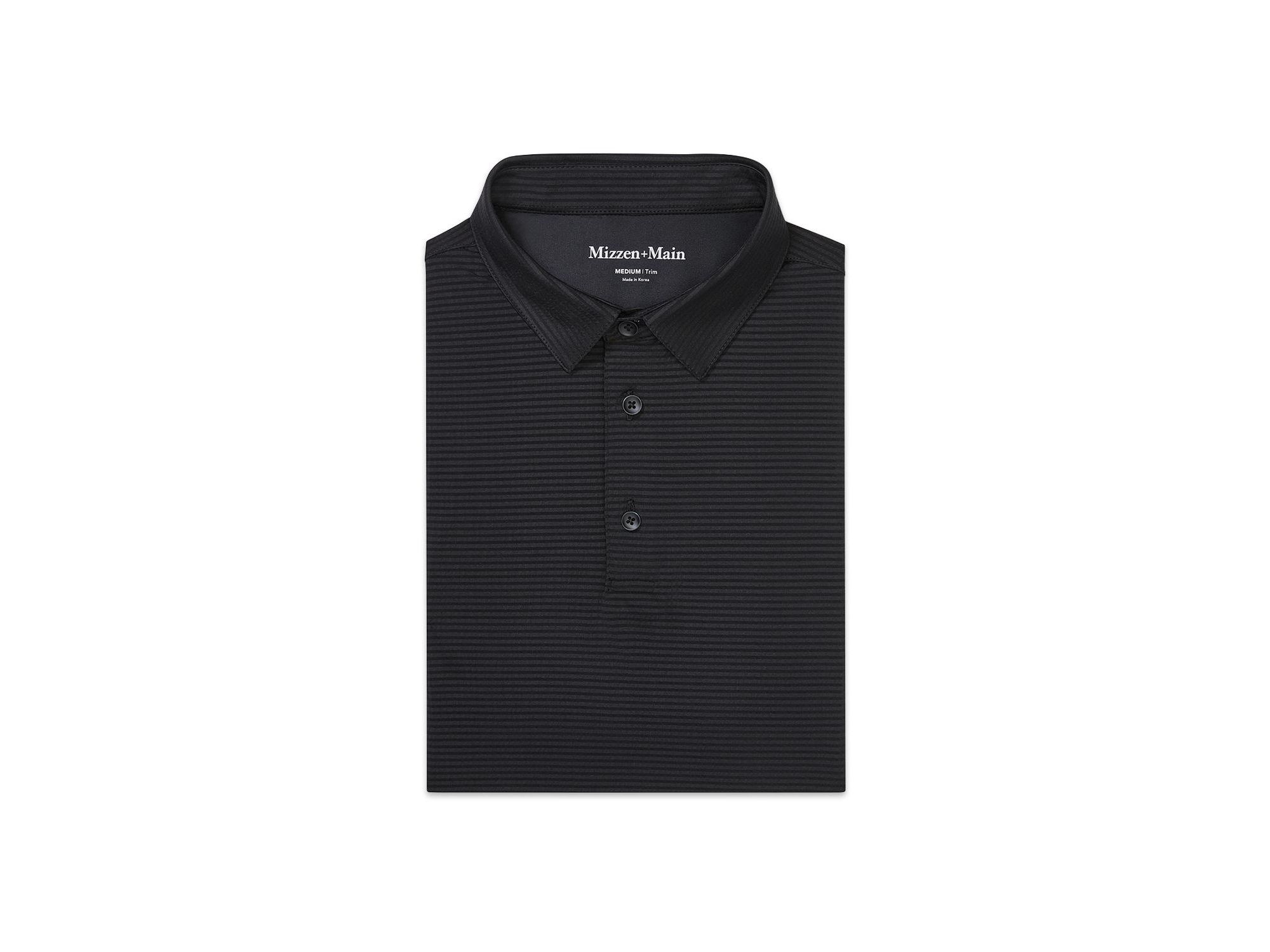 Copa Short Sleeve Polo Black — Image 3