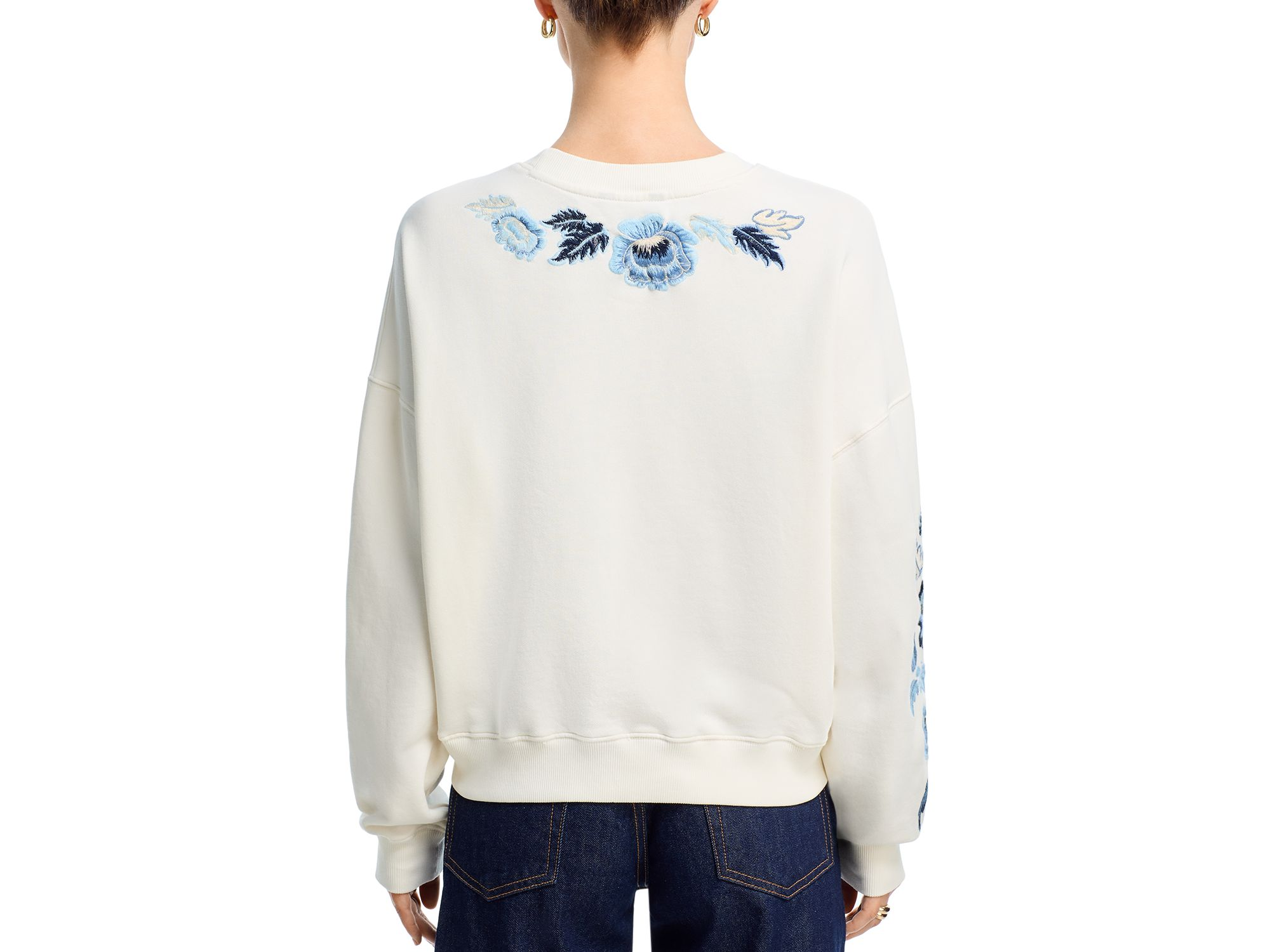 Teddy X Flower Crewneck Sweatshirt — Image 3