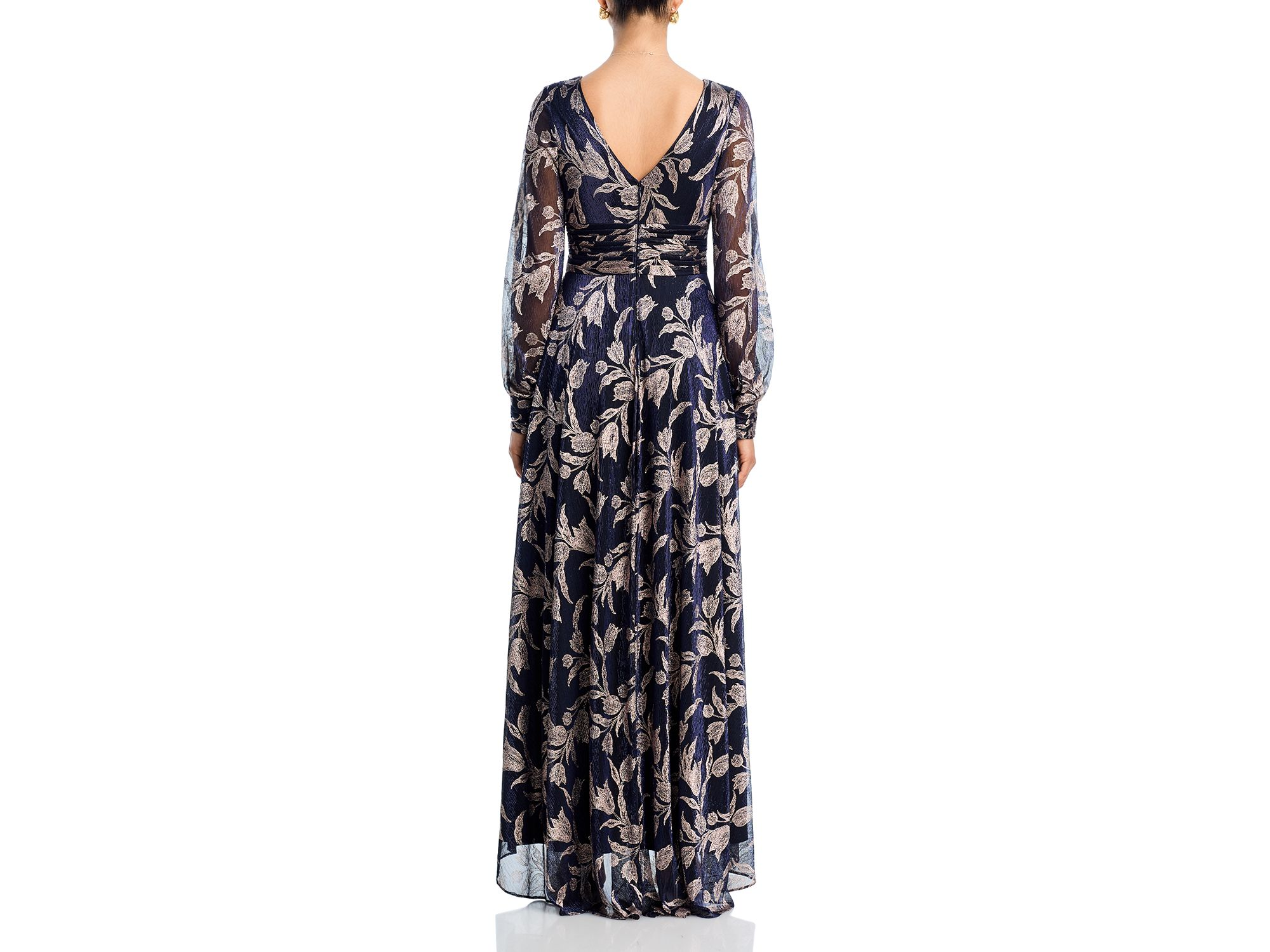 Metallic Leaf Gown - Exclusive — Image 4