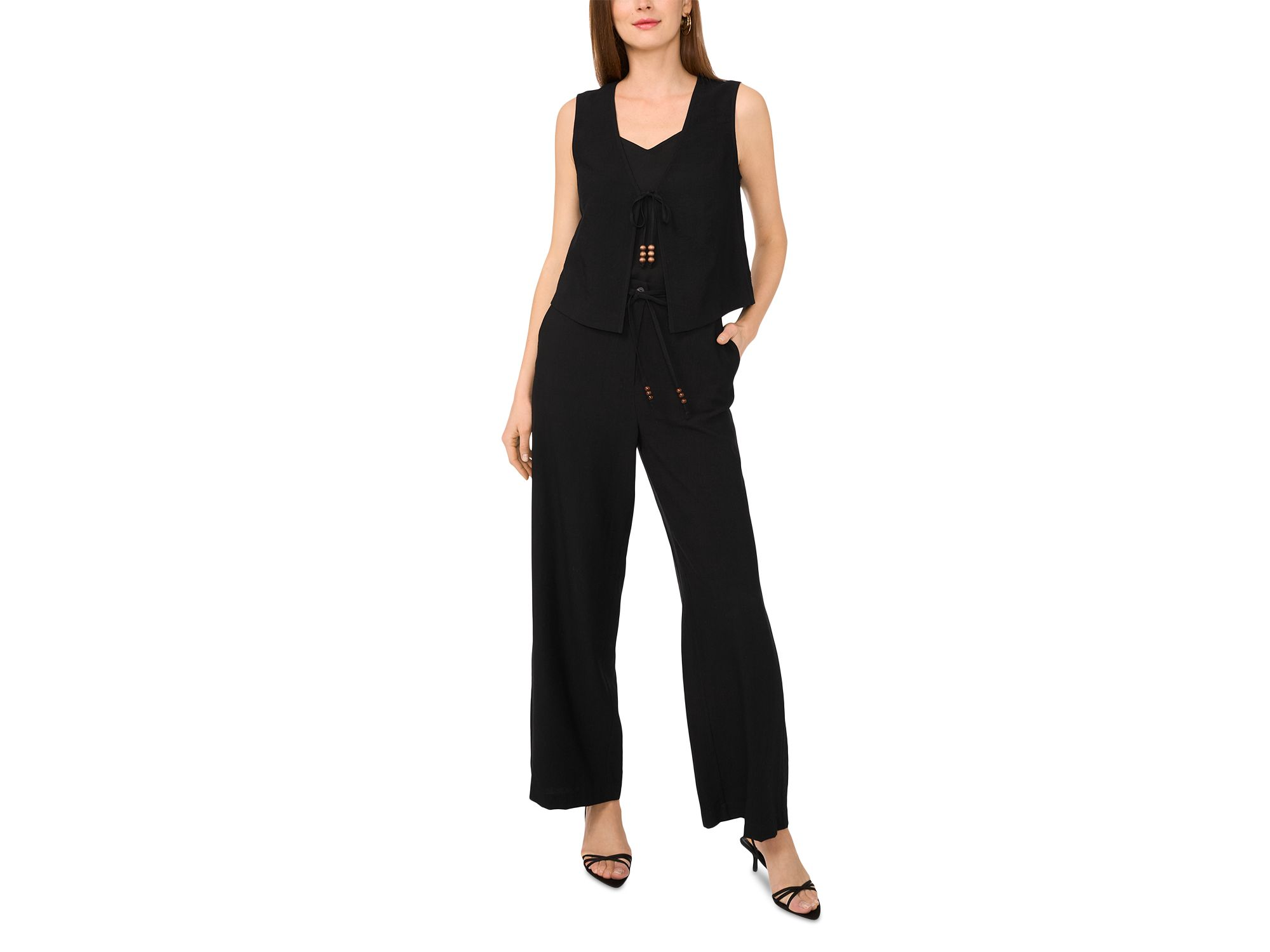 Tie Front Vest — Image 3