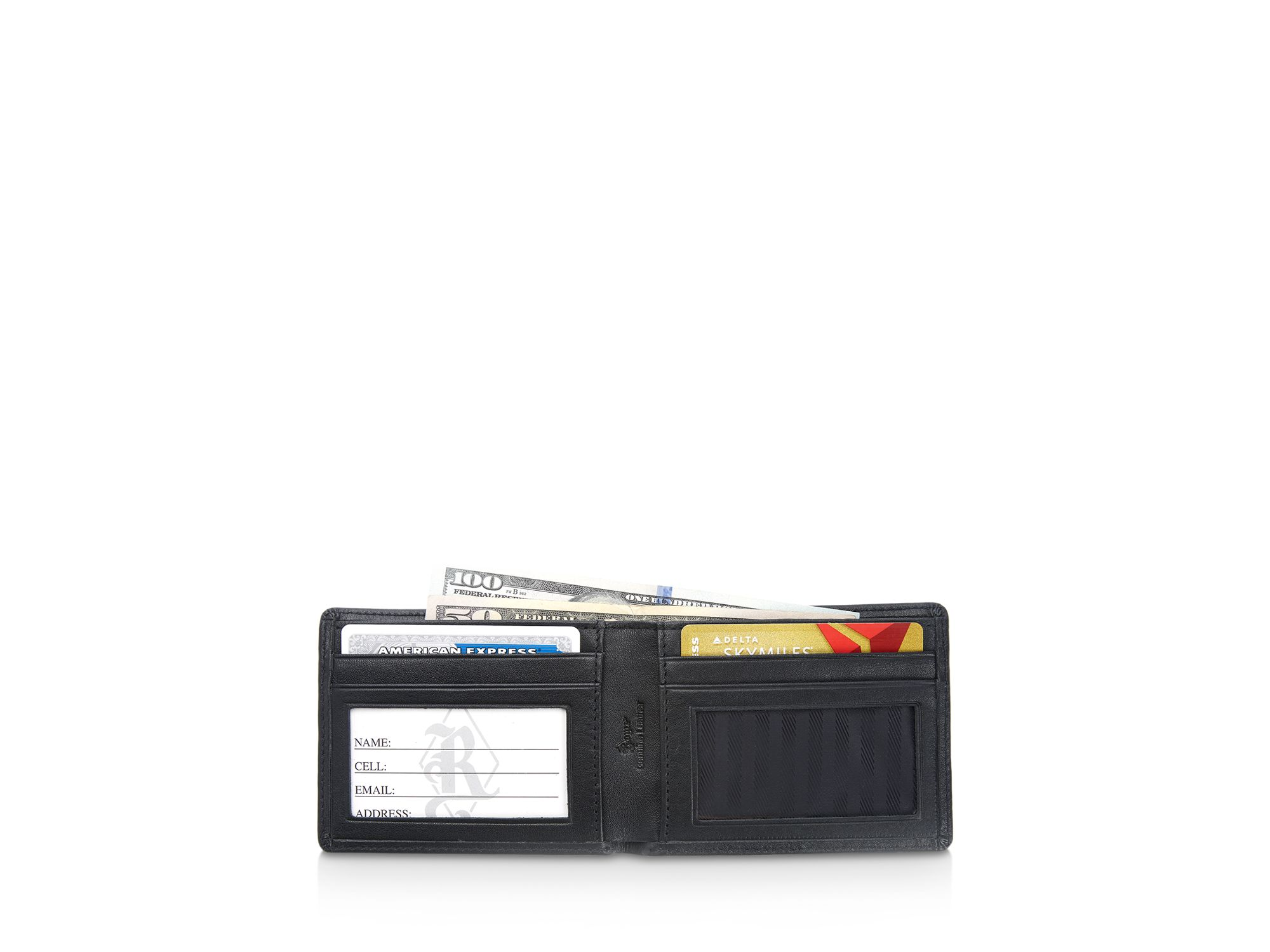 Leather RFID-Blocking Bifold Wallet — Image 4