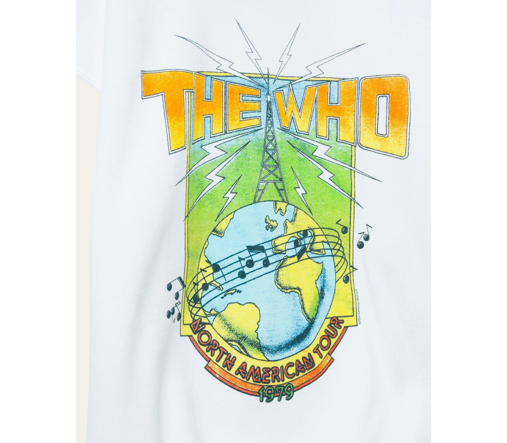Unisex The Who North American Tour 1979 Flea Market Fleece Sweatshirt — Image 3