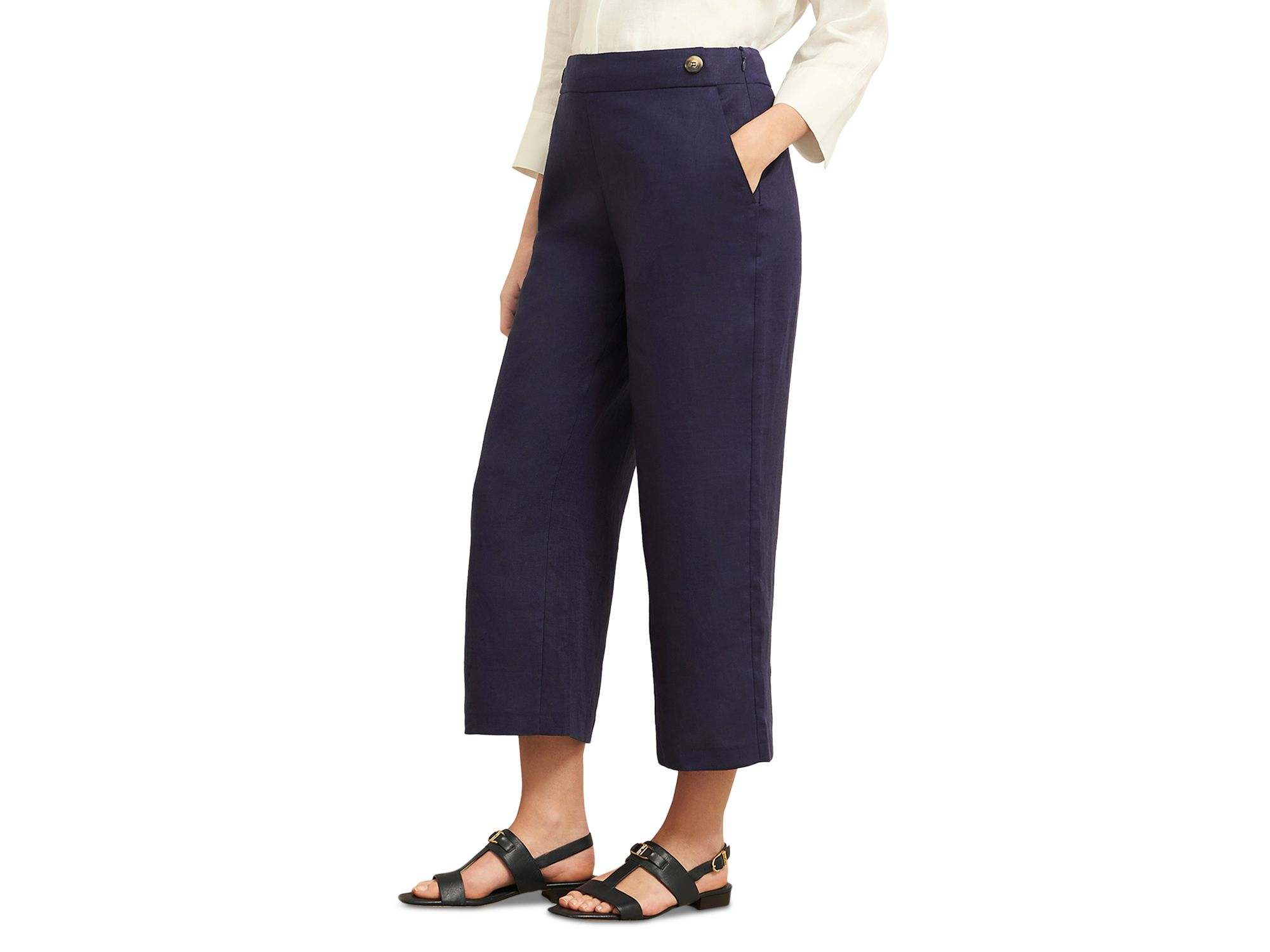 Josephine Linen Wide Leg Pants — Image 6