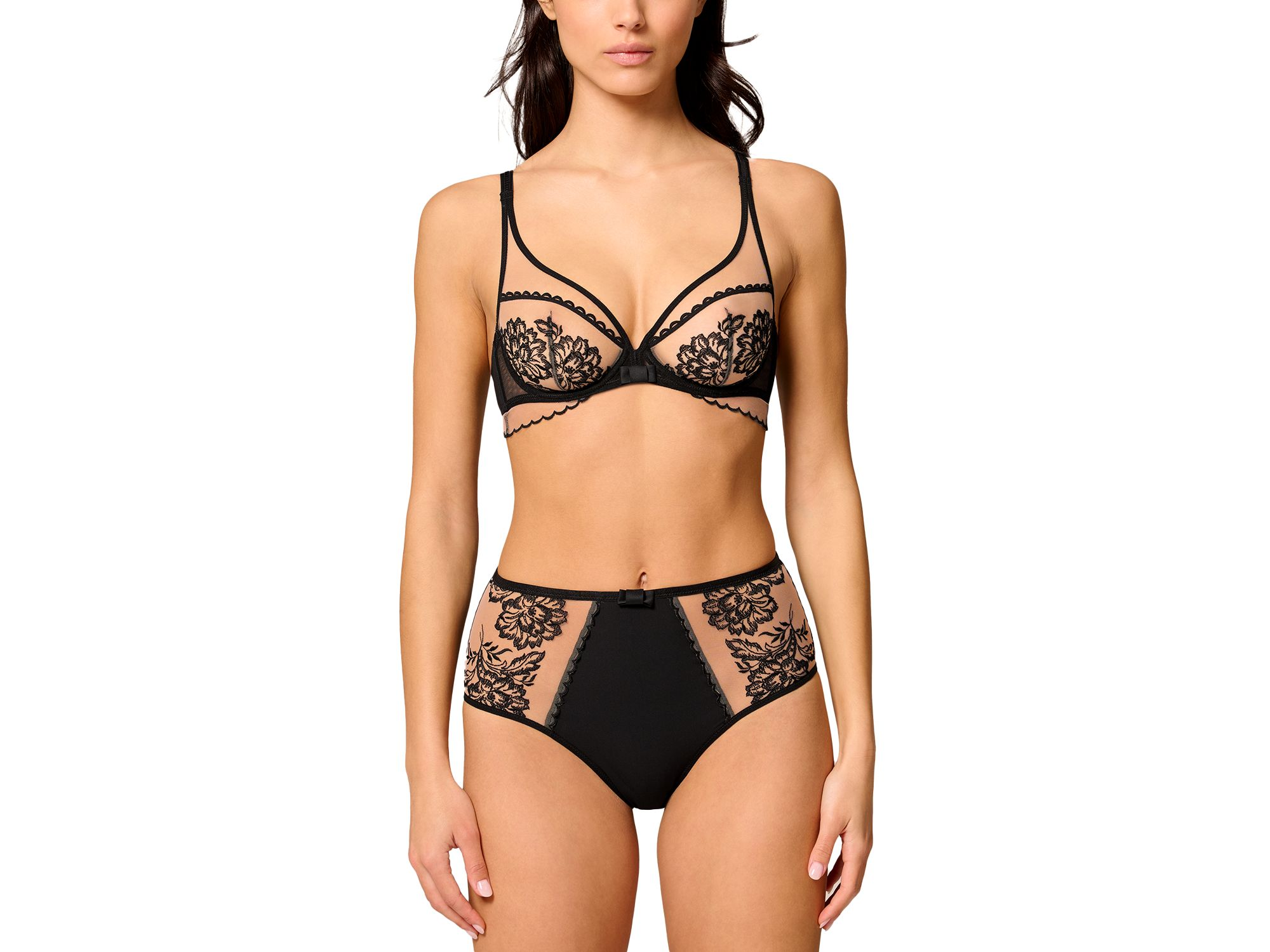 Romance Sheer Plunge Bra — Image 4