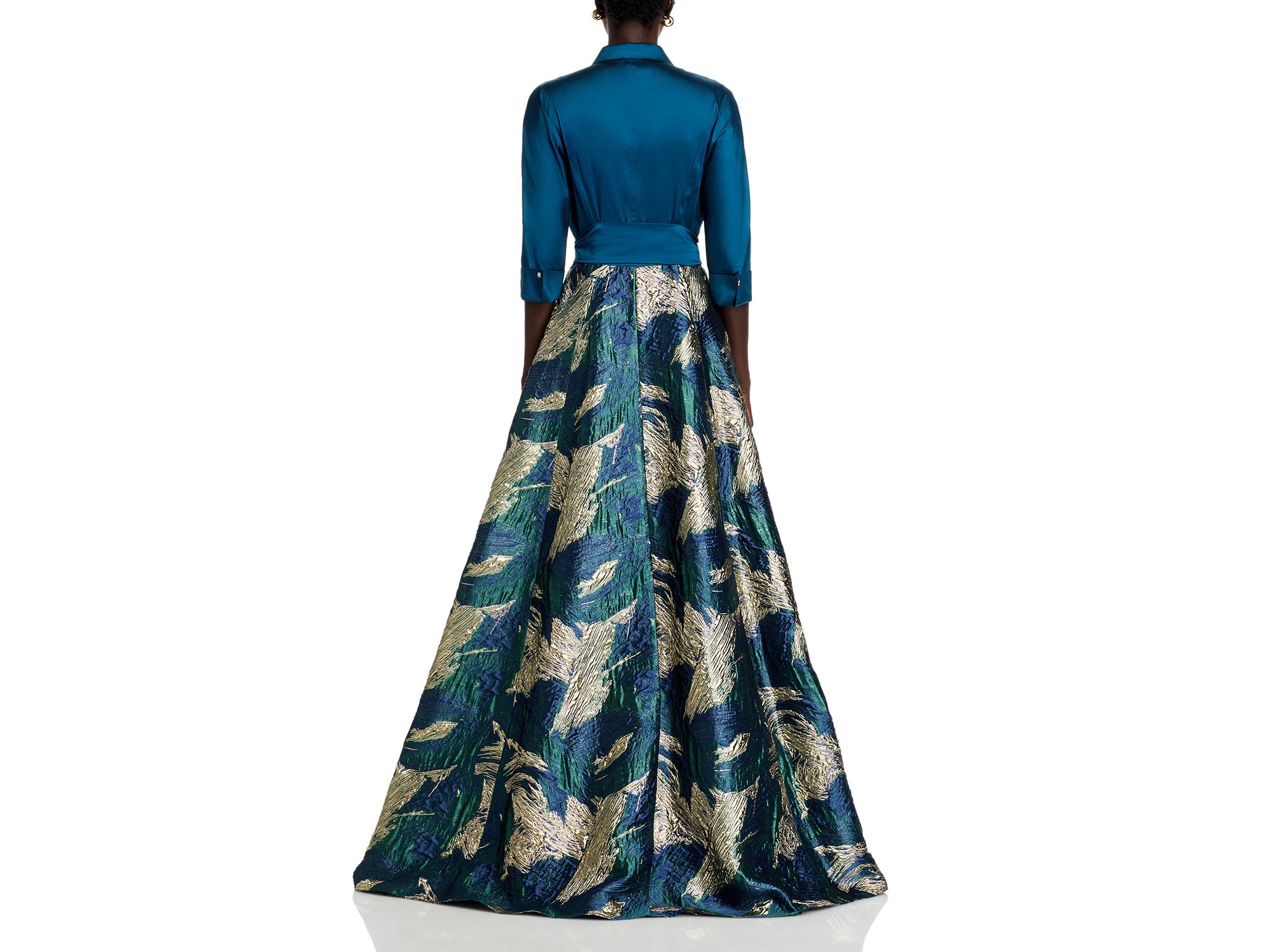 Taffeta Jacquard Shirt Gown — Image 3