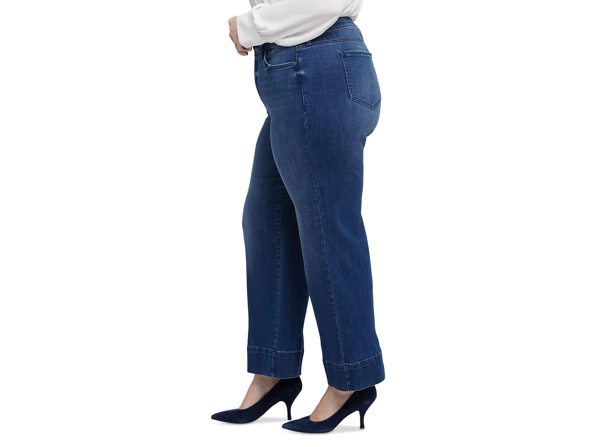 Teresa High Rise Wide Leg Jeans in Moonlight — Image 3