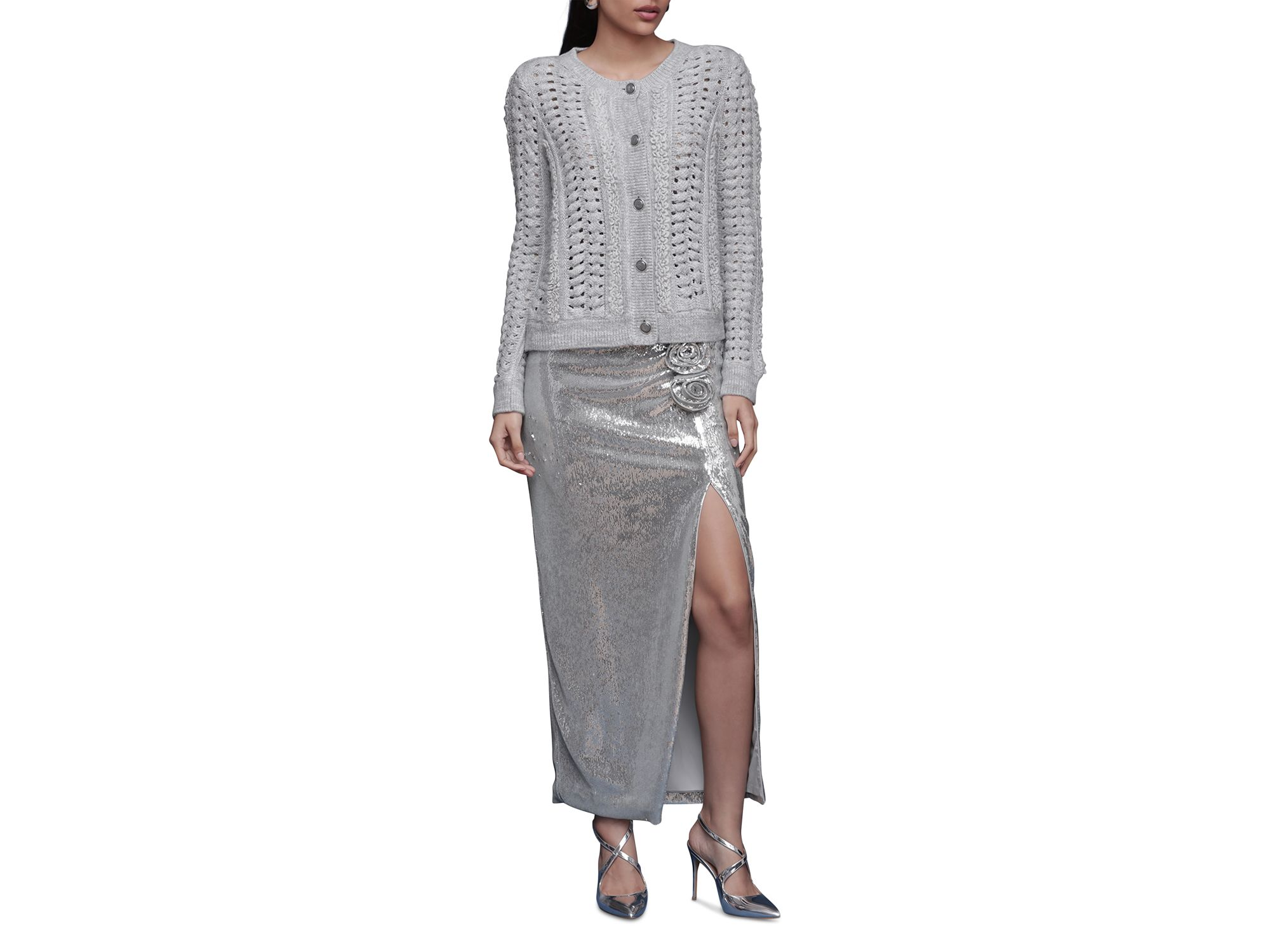 Long Sleeve Button Front Cardigan — Image 5